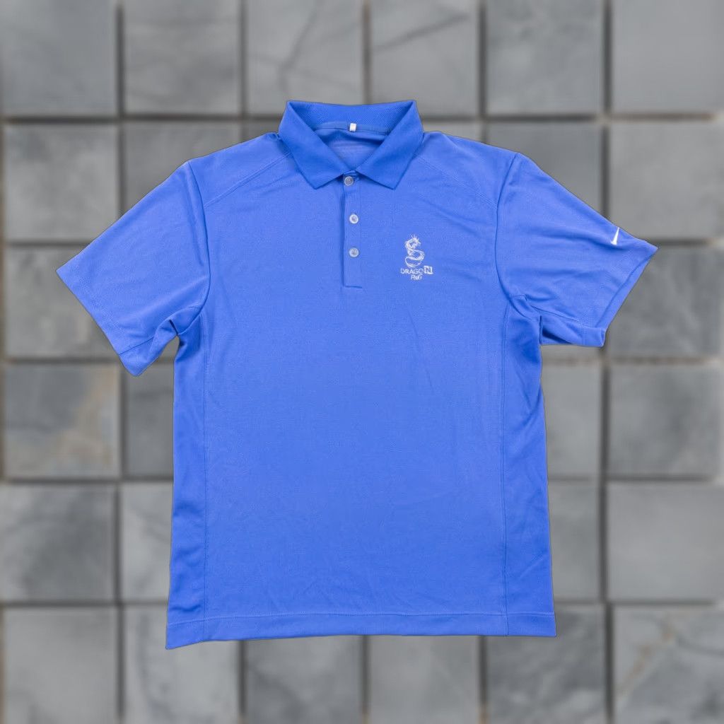 Nike Nike Tour Performance Polo Adult Small Blue Dri-Fit Golf Swoosh Mens Size US S / EU 44-46 / 1 - 1 Thumbnail