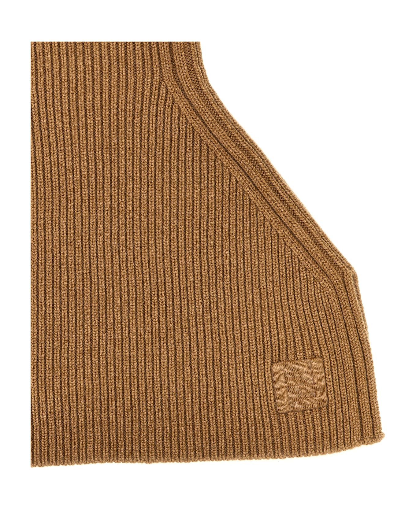 Fendi o1s1wg110226 FF Cape Sweater in Beige Size M / US 6-8 / IT 42-44 - 3 Thumbnail