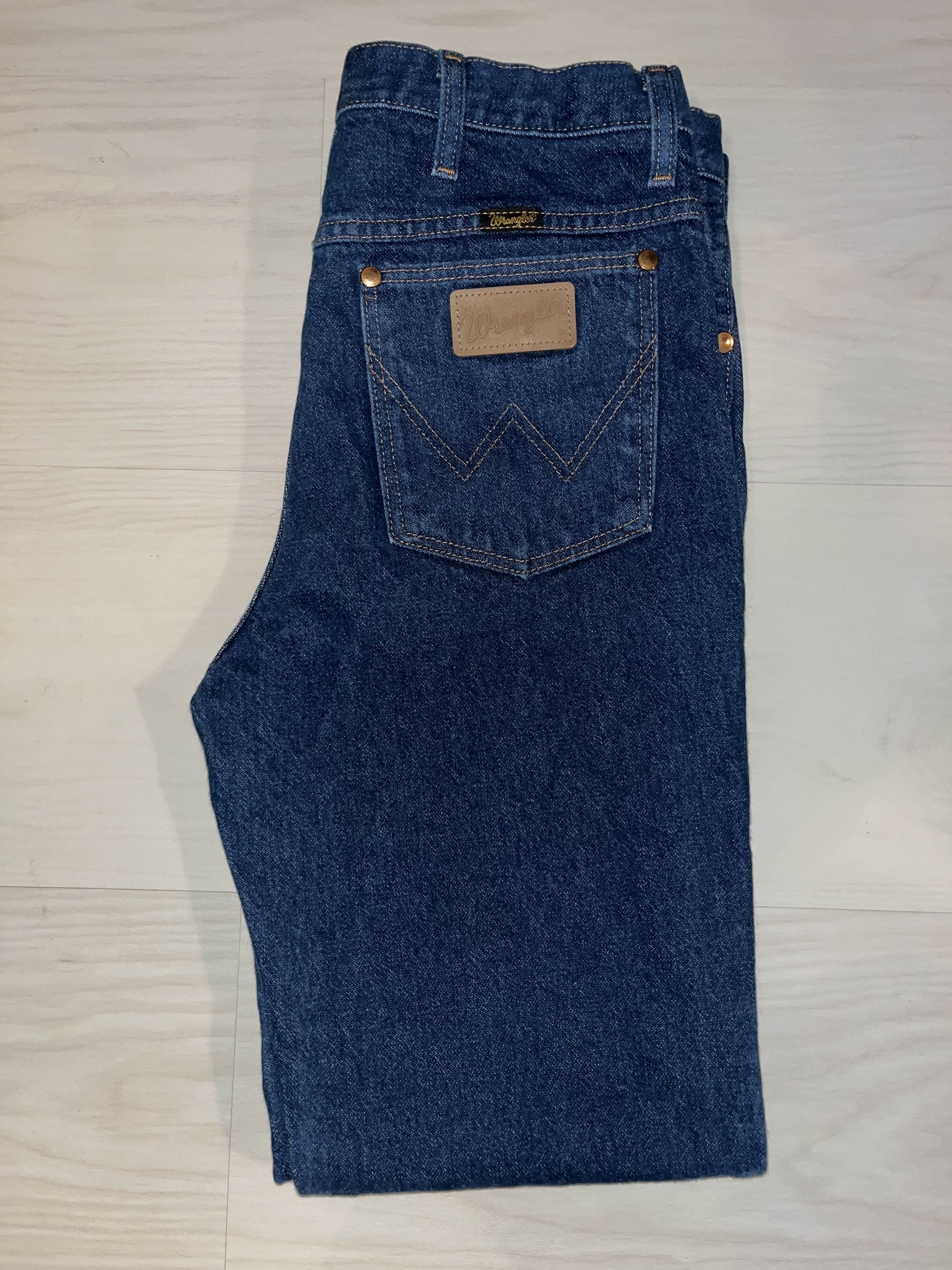 Vintage × Wrangler Wrangler Dark Wash Denim Jeans Size US 31 - 6 Thumbnail