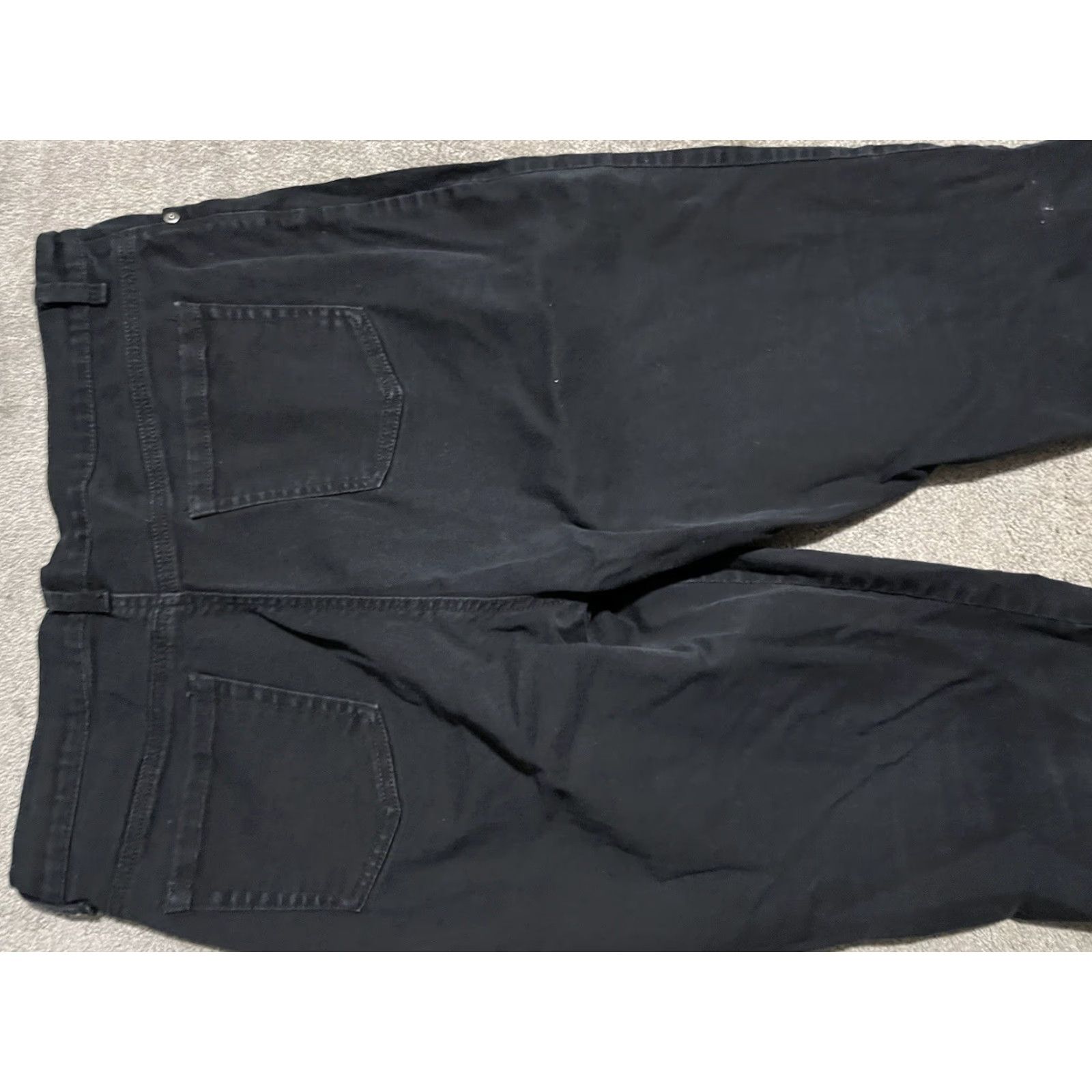 Gloria Vanderbilt VINTAGE Gloria Vanderbilt Women’s Denim Jeans Amanda Straight Leg 16 Black Cotton Spandex Size 38" / US 16 / IT 52 - 4 Thumbnail