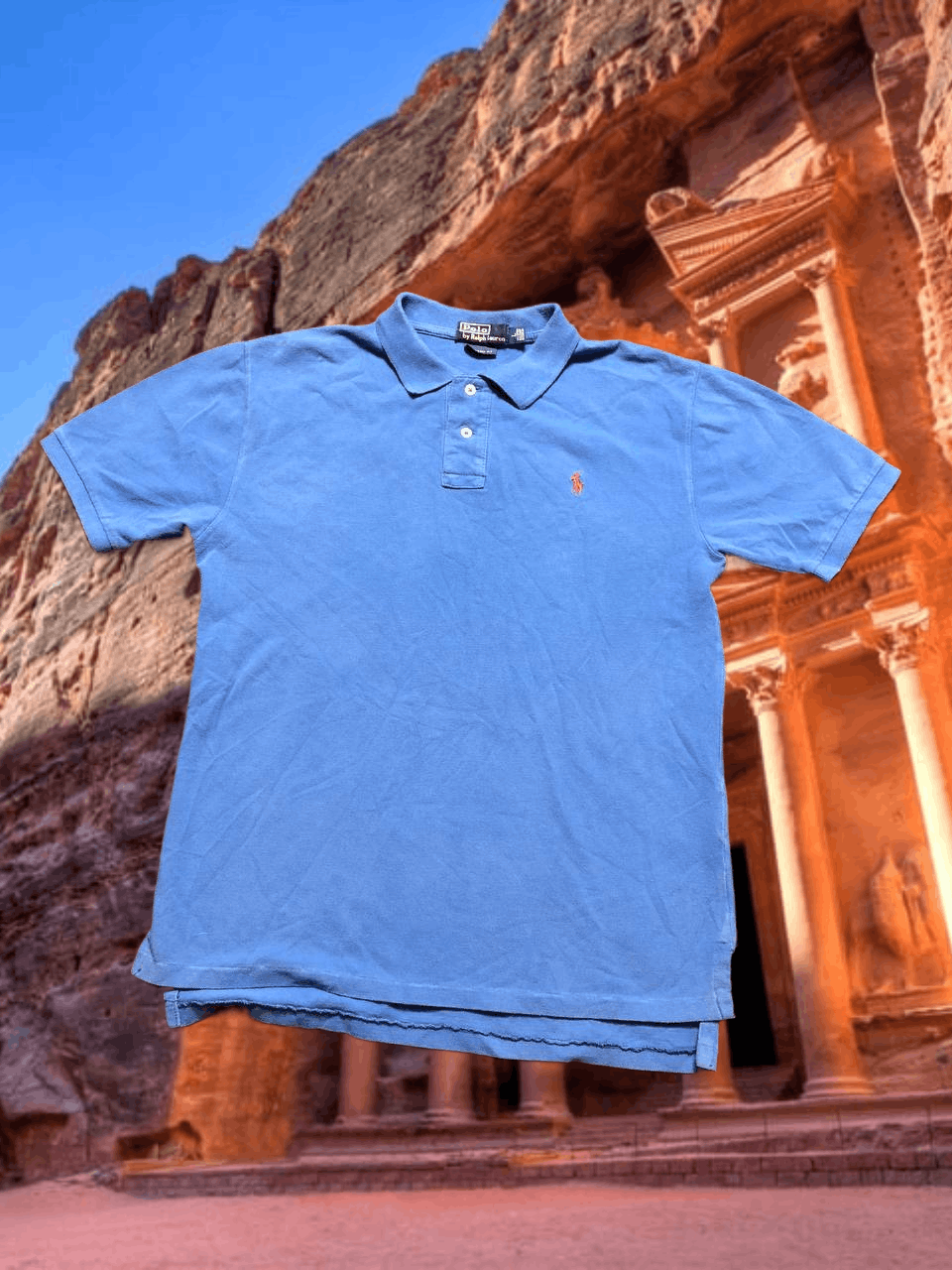 Polo Ralph Lauren Vintage Y2K Polo by Ralph Lauren T-Shirt custom fit Size US L / EU 52-54 / 3 - 1 Thumbnail