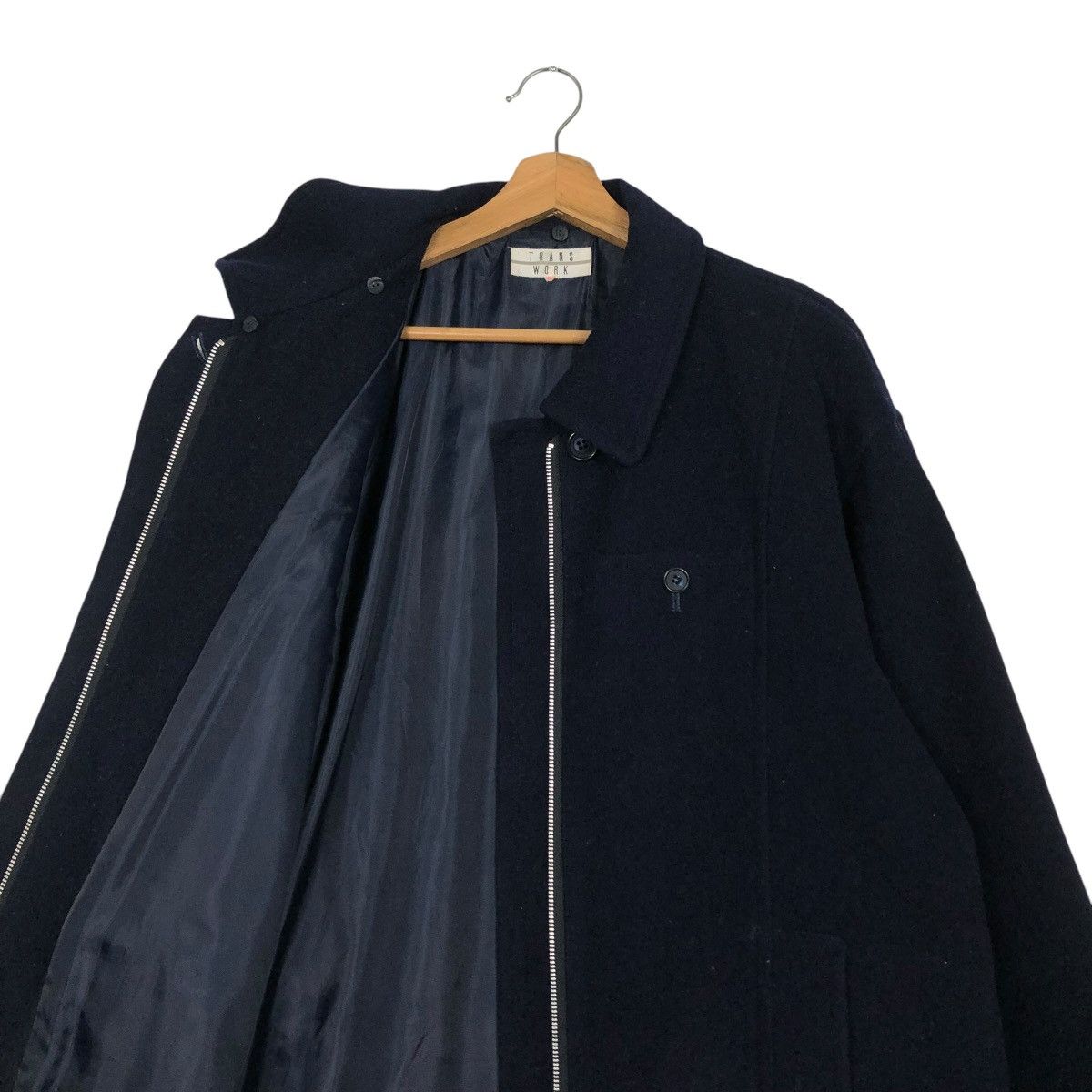 Japanese Brand 🔥RICH BLACK VINTAGE WOOL JACKET TRANS WORK ISSEY MIYAKE Size US M / EU 48-50 / 2 - 15 Thumbnail