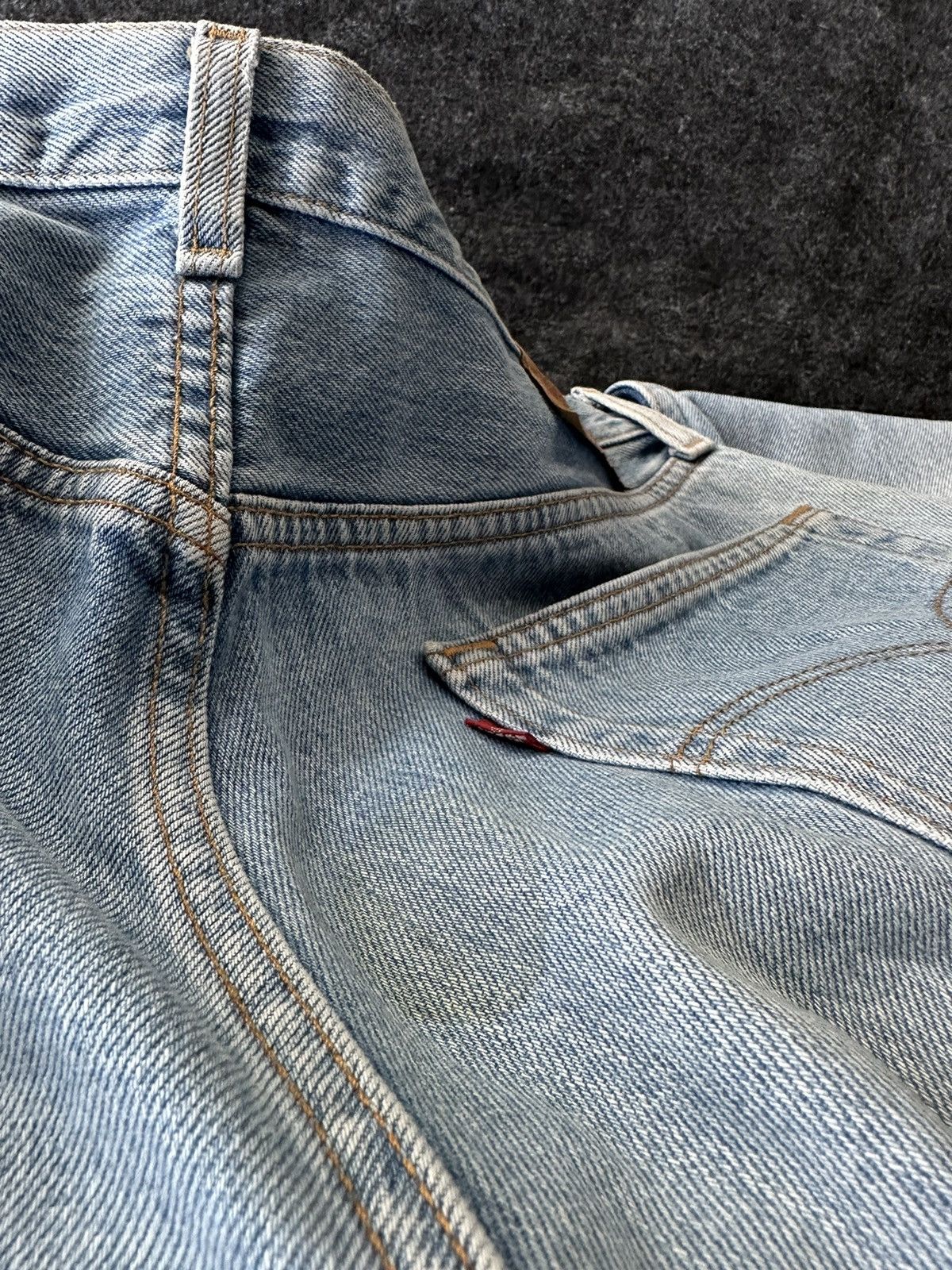 Levi's Levis 501 Made in Usa Vintage Denim 36x28.5 D538 Size US 35 - 10 Thumbnail