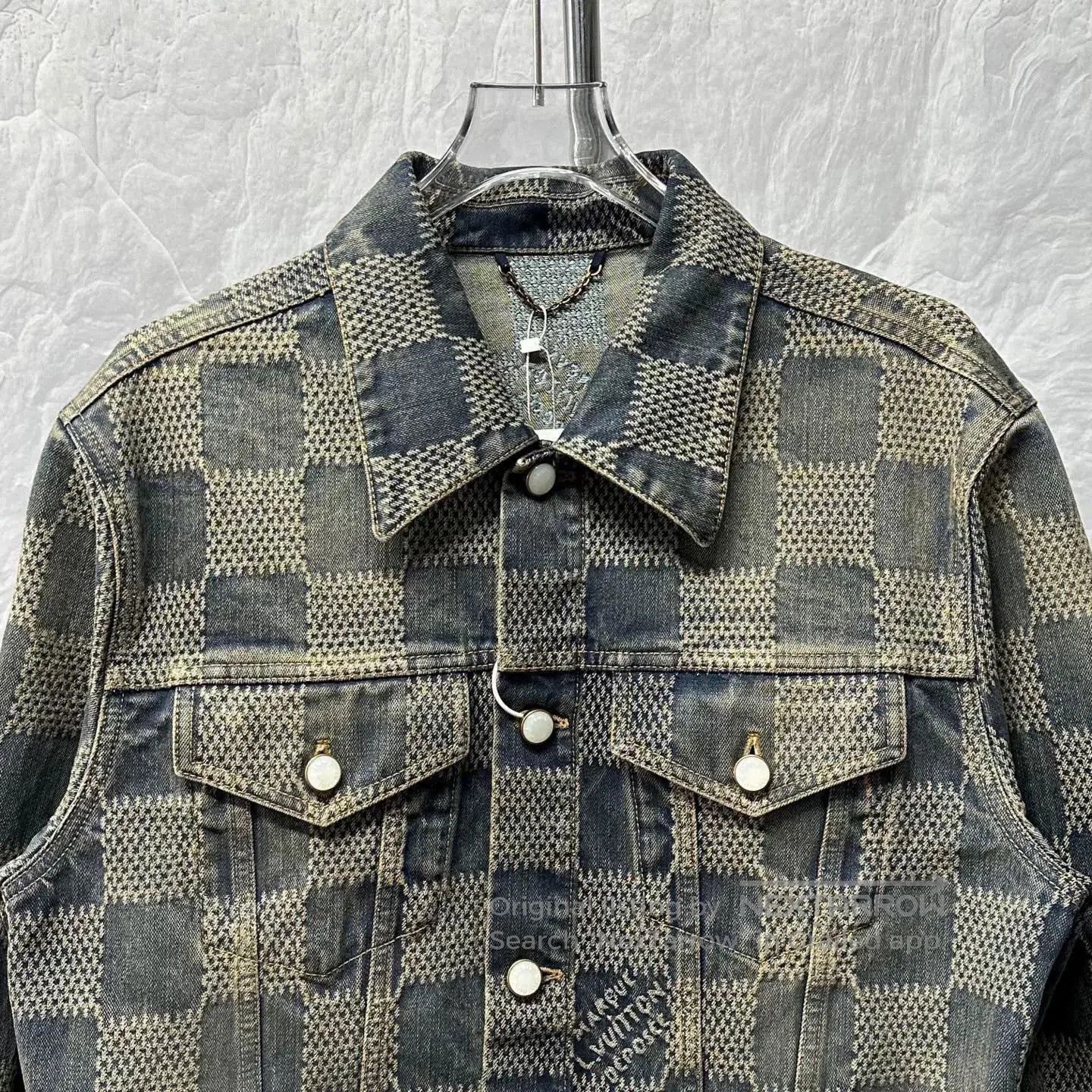 Louis Vuitton louis vuitton ss24 checkered denim jacket. Size US L / EU 52-54 / 3 - 3 Thumbnail