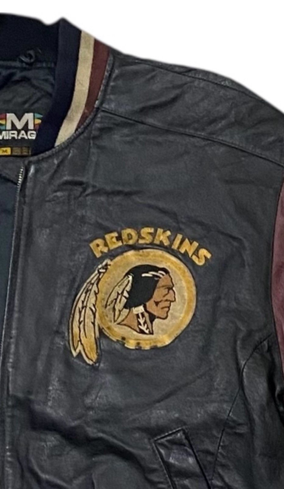 NFL Vintage NFL Red Skins leather jacket Size US M / EU 48-50 / 2 - 12 Thumbnail