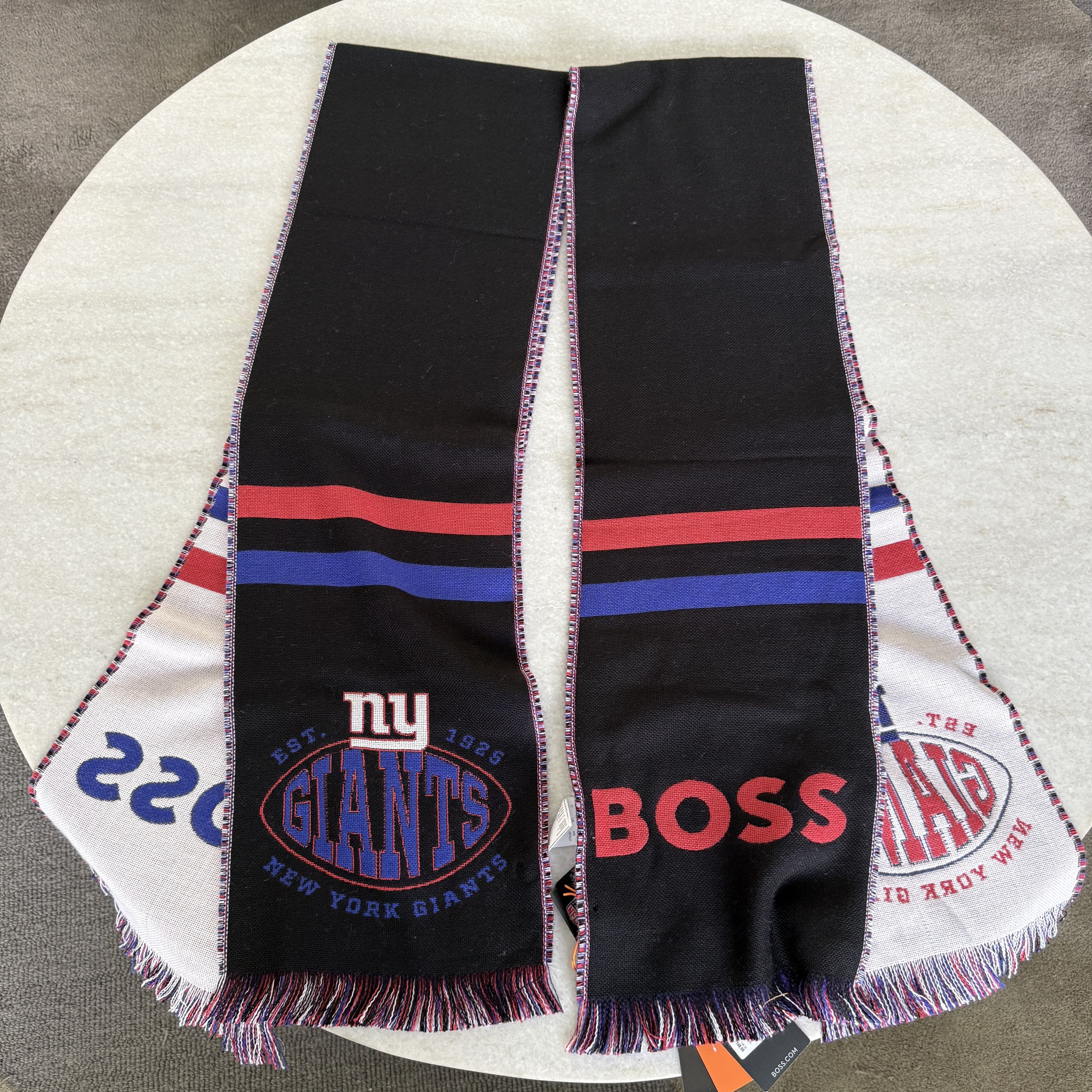 Hugo Boss Hugo Boss X NFL GIANTS Scarf, Wool-blend Made in Italy Size ONE SIZE - 3 Thumbnail