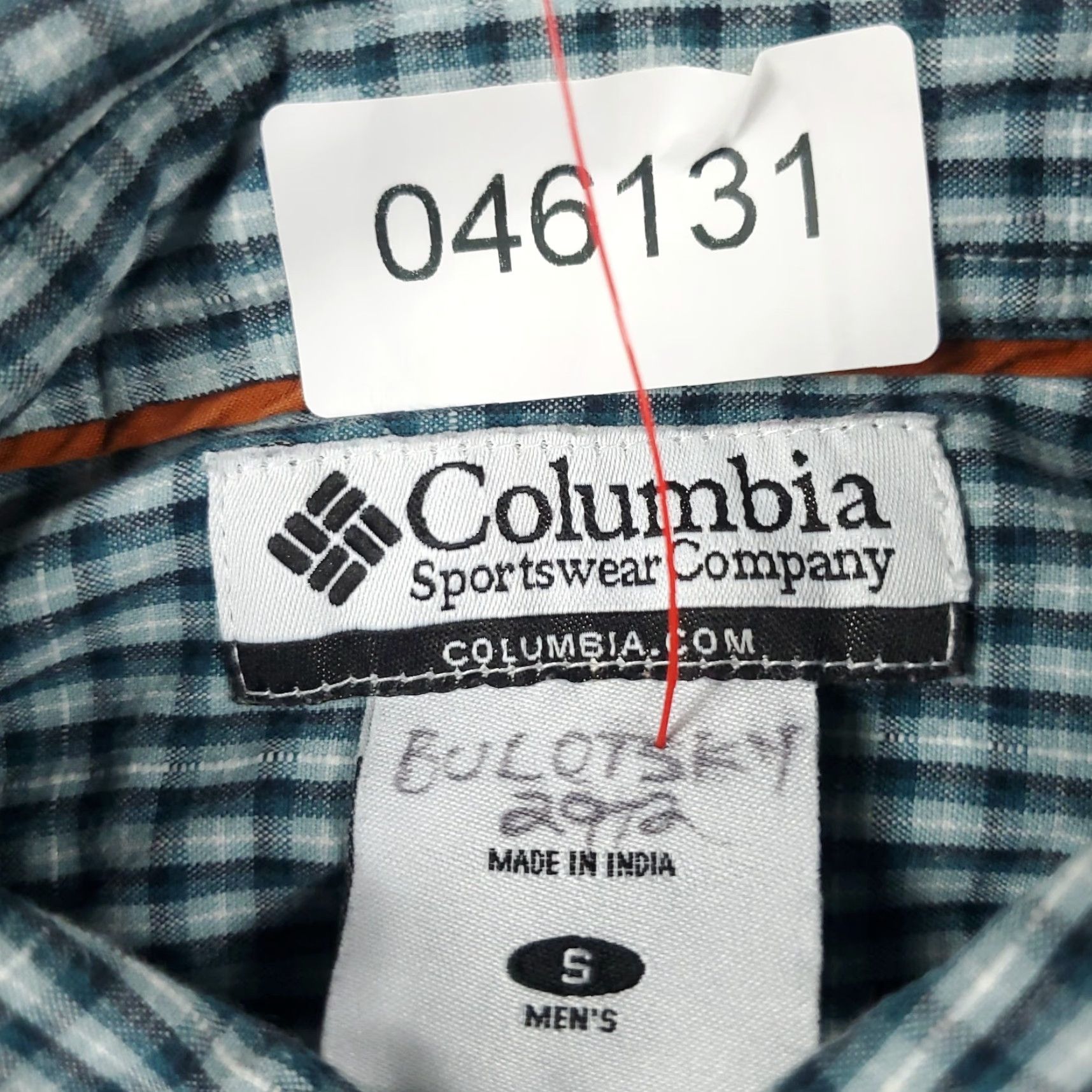 Vintage Columbia Shirt Men Small Blue Plaid Button-Up Long Sleeve Casual Business Dress Size US S / EU 44-46 / 1 - 6 Thumbnail