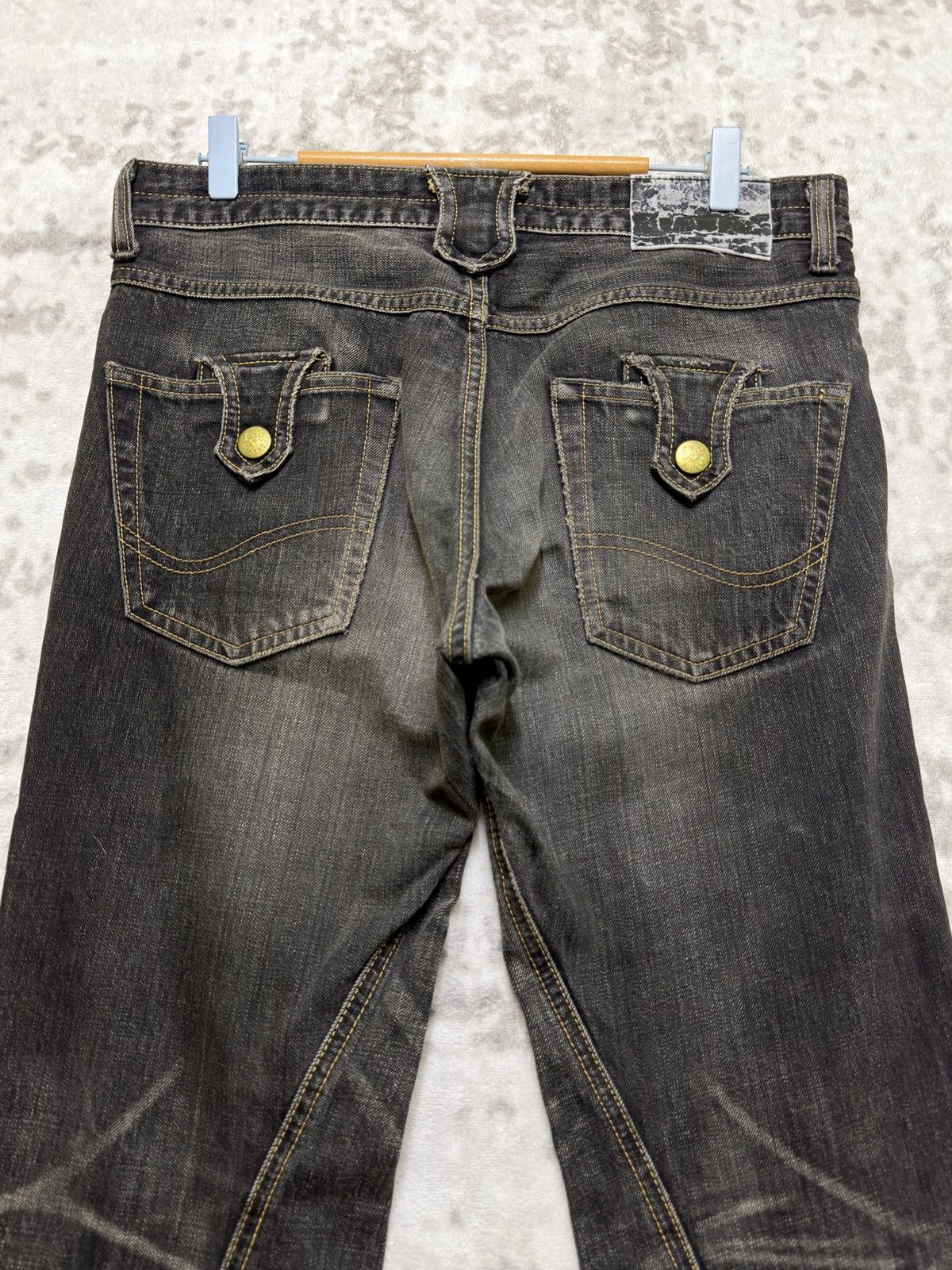 Lee Vintage Lee Flared Claw Mark Honey Comb Spiral leg Denim Size US 32 / EU 48 - 9 Thumbnail
