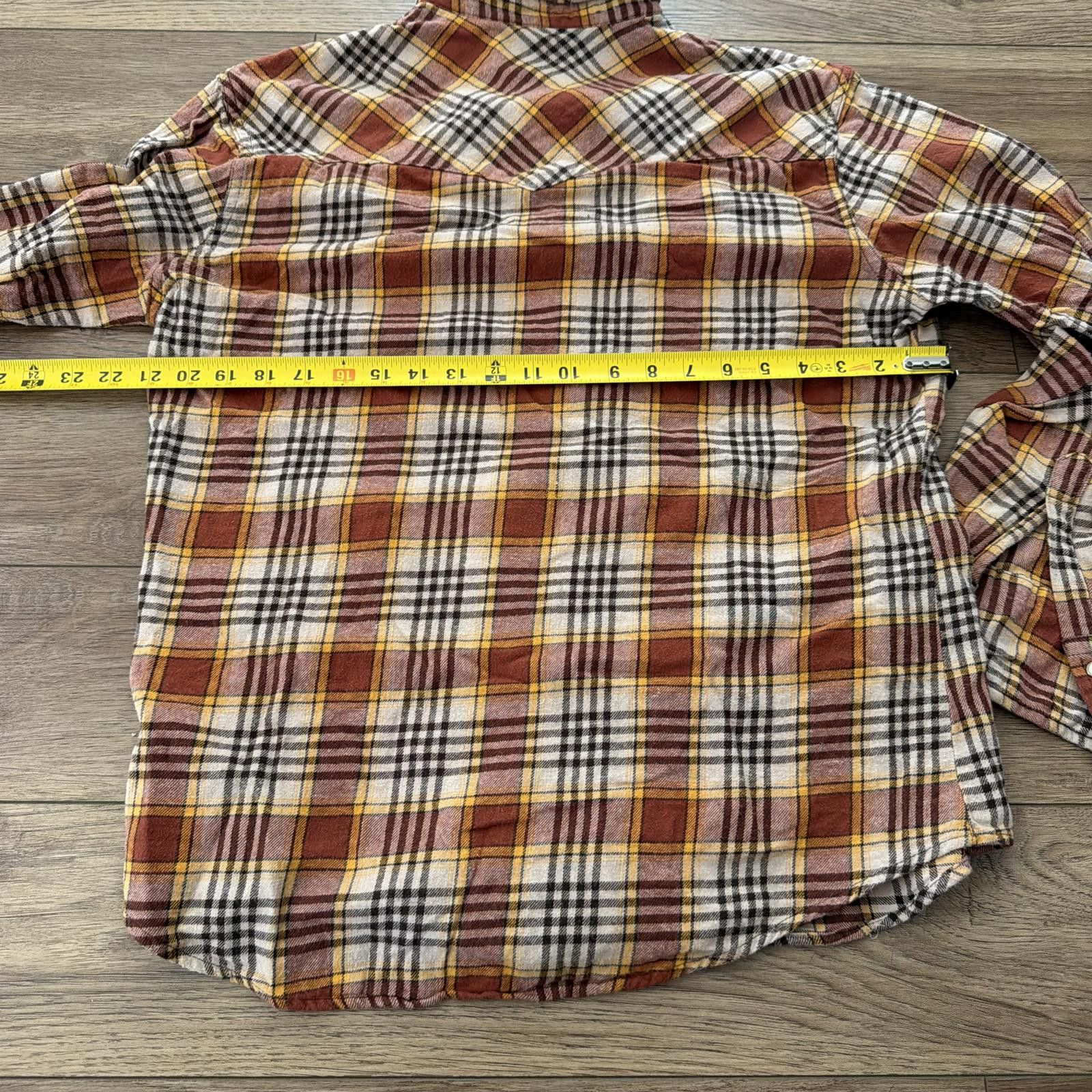 Wrangler Vintage Wrangler Western Flannel Plaid Snap Shirt 90s Y2K Size US M / EU 48-50 / 2 - 5 Thumbnail