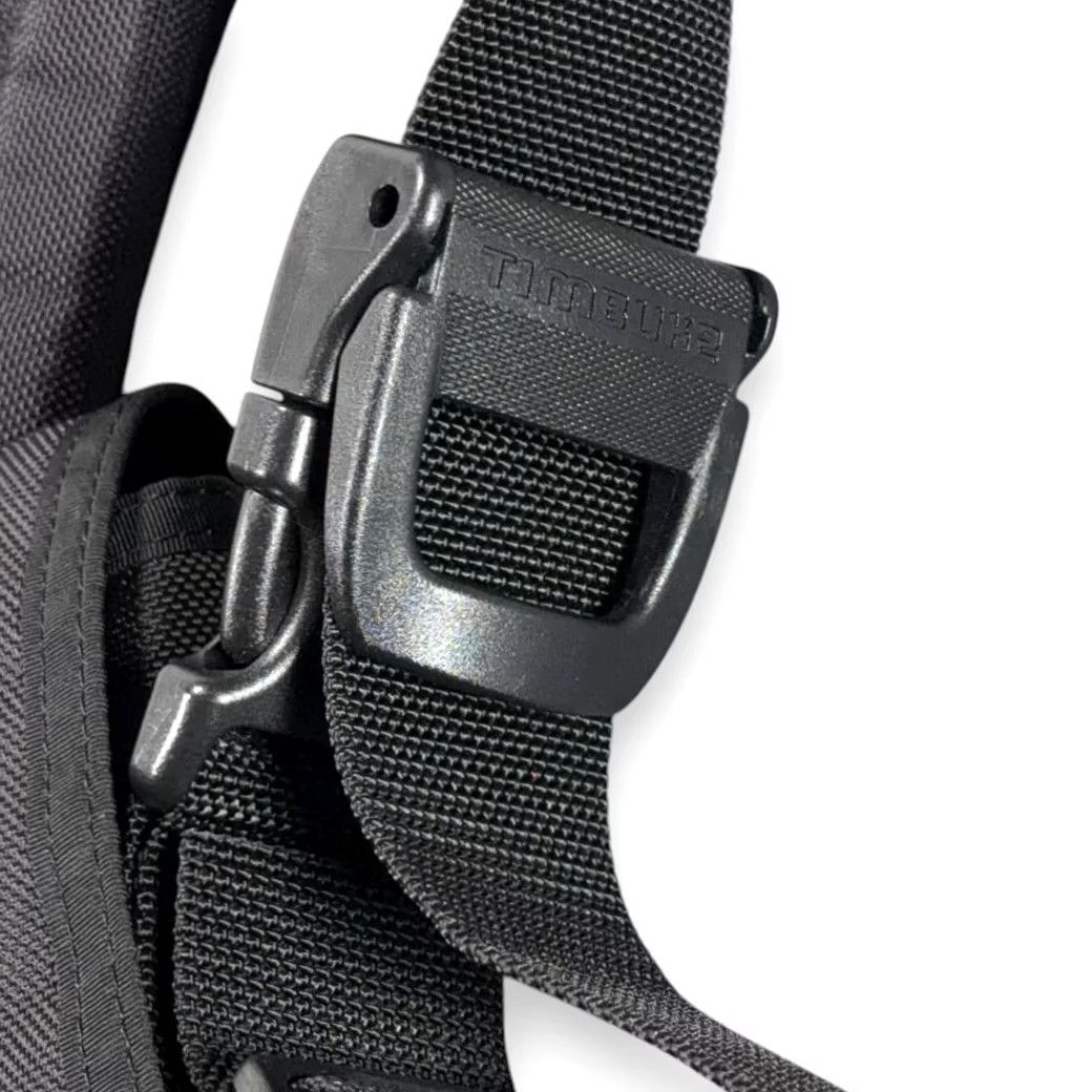 Vintage Timbuk2 Messenger Bag Large Black Nylon Crossbody Commuter Cycling Laptop Strap Size ONE SIZE - 7 Thumbnail