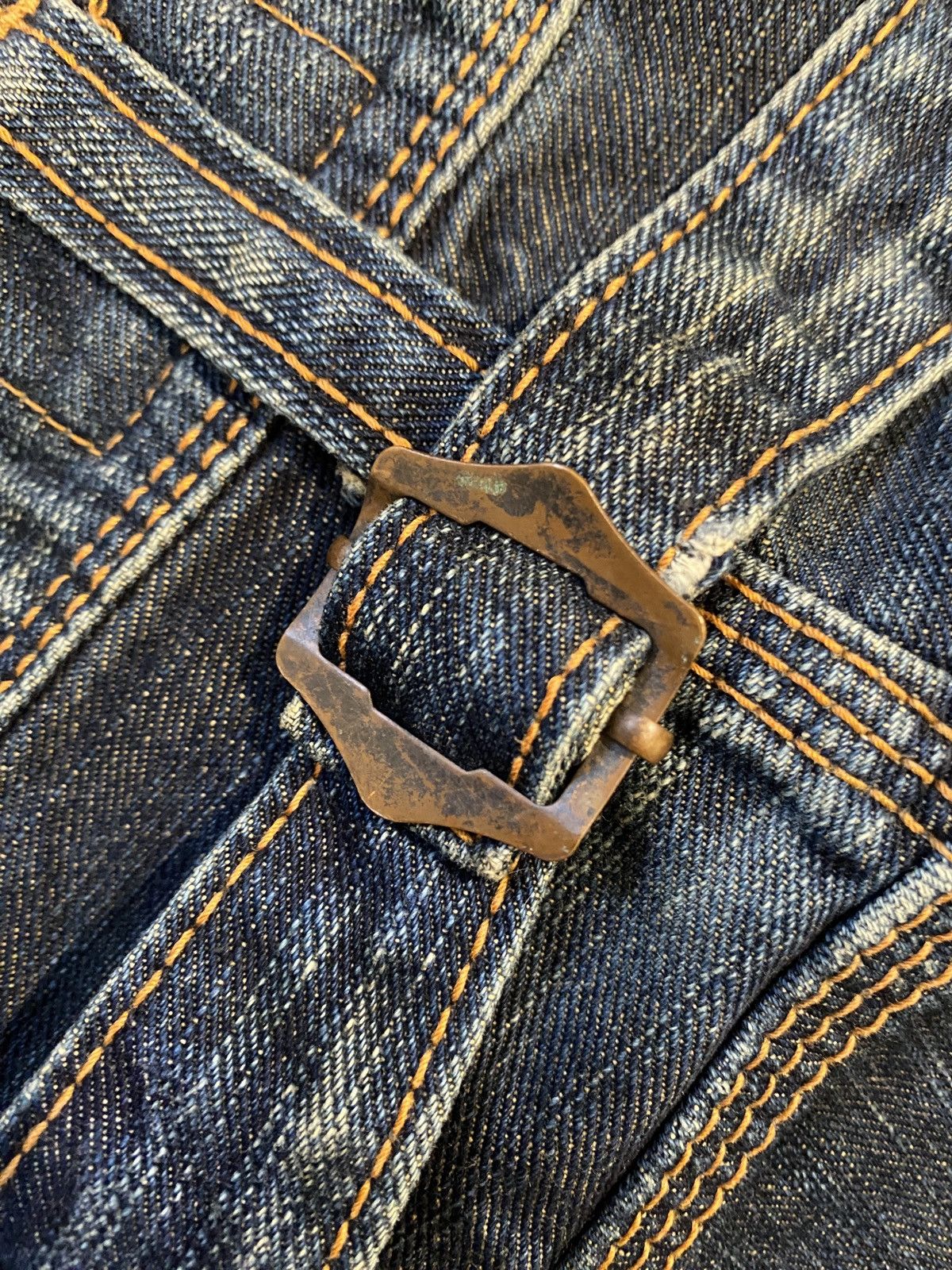 Edwin Edwin Distressed Rusty Denim Jeans Vintage Japanese Brand Size US 26 / EU 42 - 15 Thumbnail