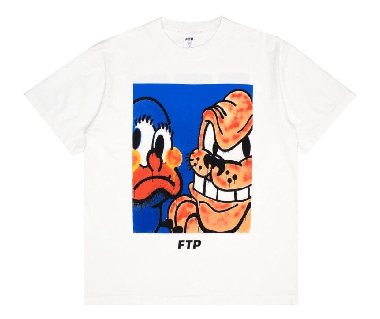 Fuck The Population × G59 Records FTP + SLAWN DOG TEE (WHITE) Size US L / EU 52-54 / 3 - 1 Thumbnail