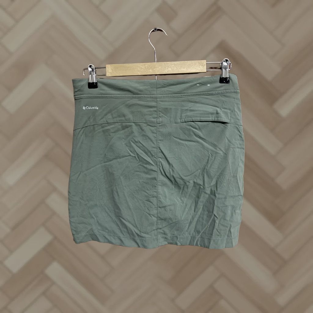 Vintage Columbia Skirt Womens Green Nylon Hiking Lined Outdoor Size 6 Activewear Casual Performance 16in Women Size 28" / US 6 / IT 42 - 1 Thumbnail