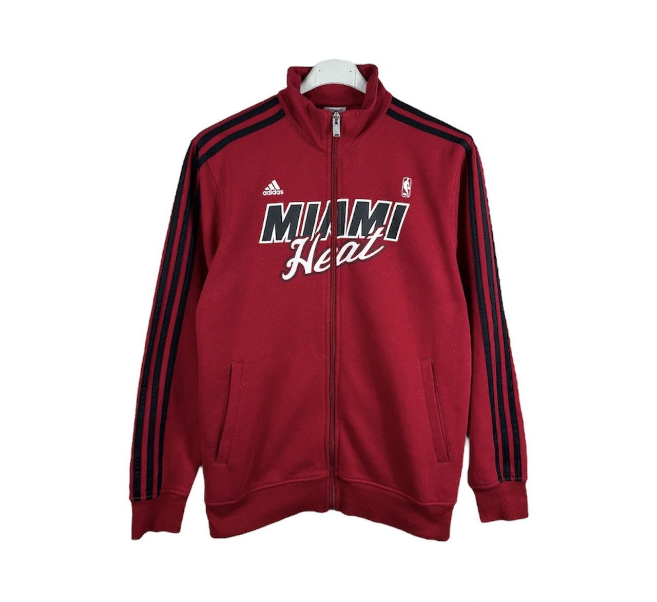 Adidas Vintage Sample Adidas Miami Heat track y2k zip hoodie bloke Size US M / EU 48-50 / 2 - 1 Thumbnail