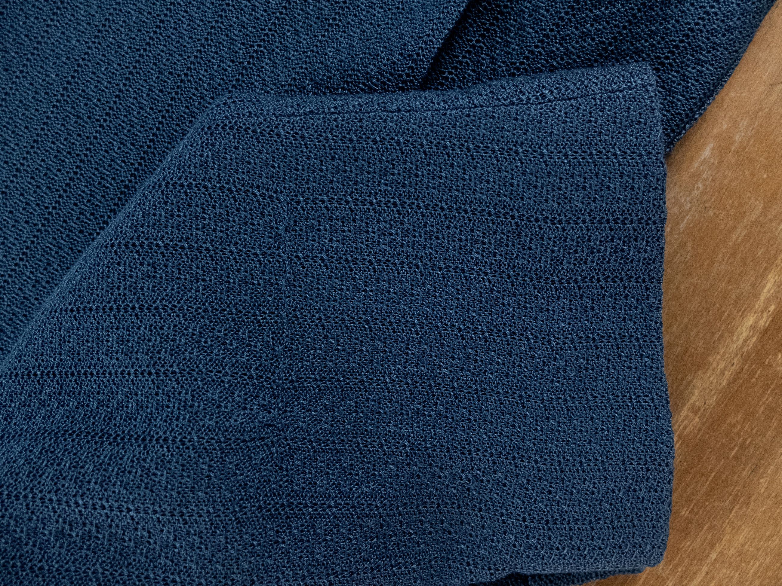 Lardini LARDINI blue knit effect cotton blazer jacket 44 54 Size 44R - 18 Thumbnail