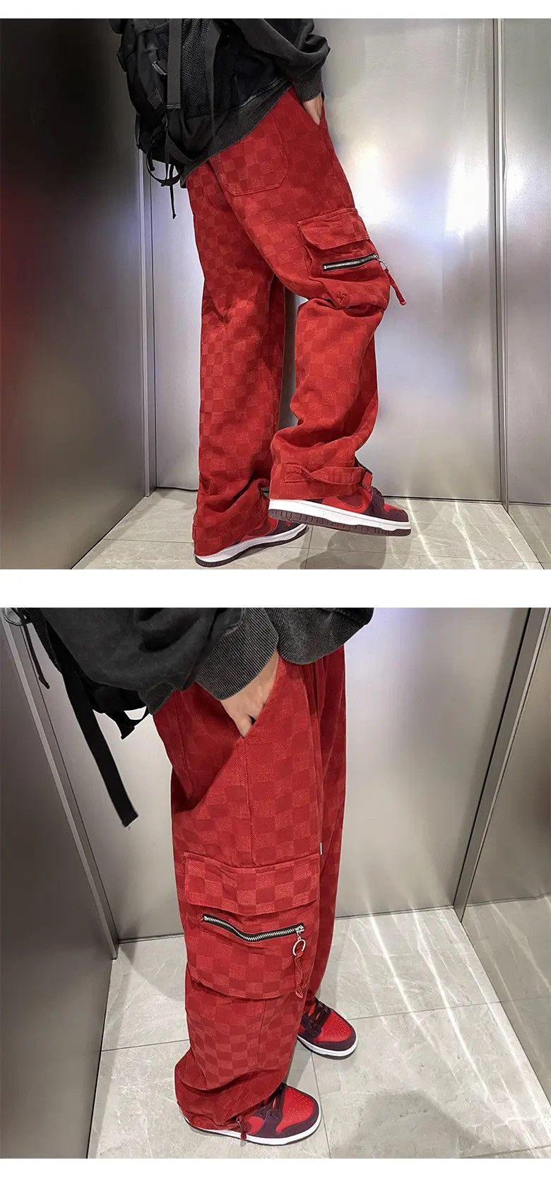 Designer × Vintage Japanese jeans Straight Wide hip-hop Trousers Outerwear Size US 32 / EU 48 - 2 Thumbnail