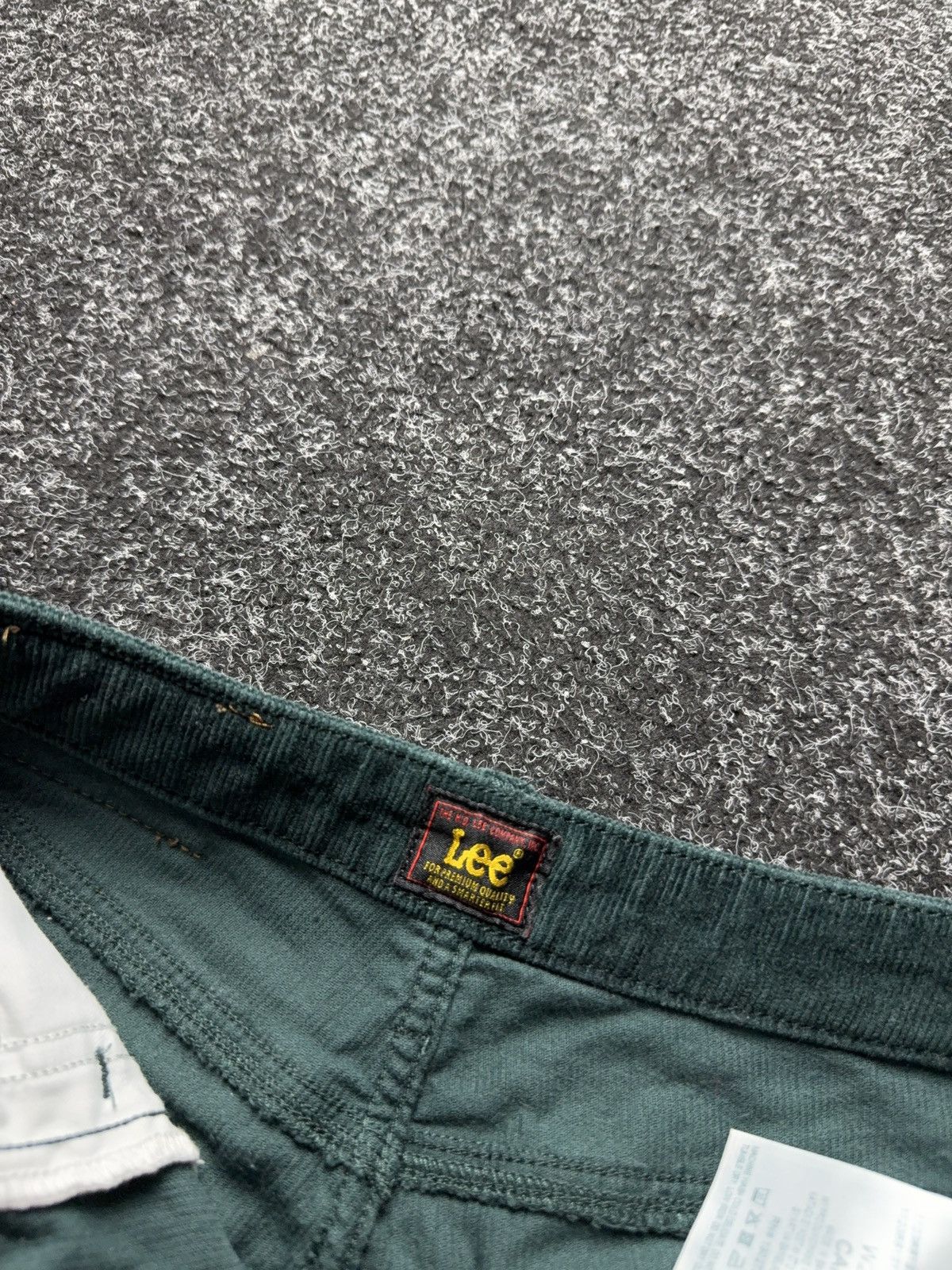 Lee 00s Lee CAROL Corduroy Pants Green Straight Y2K Women W27 Size 27" / US 4 / IT 40 - 9 Thumbnail