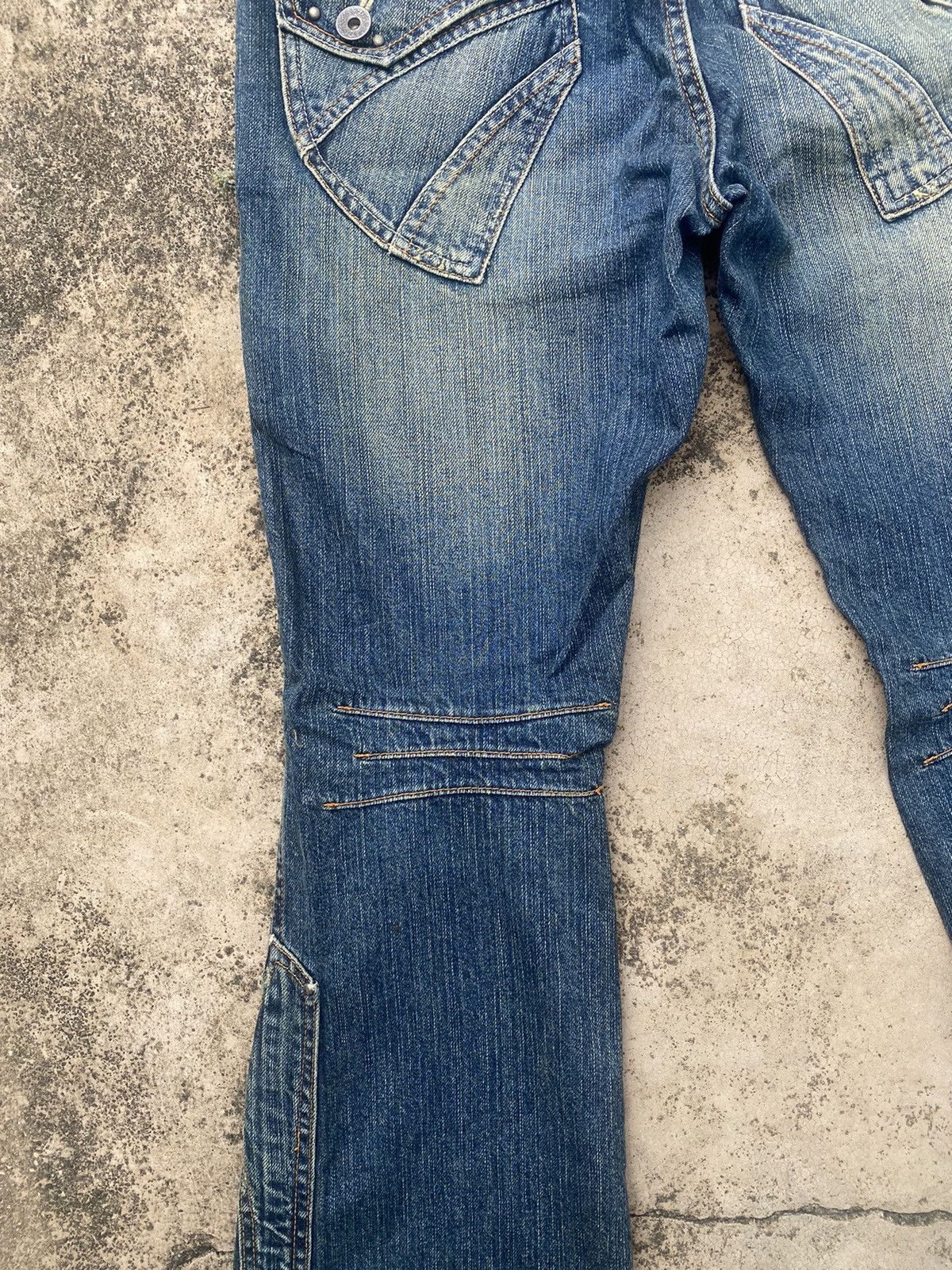 If Six Was Nine × Japanese Brand Flare Jeans Bison Double Knee Multipocket Size US 31 - 19 Thumbnail