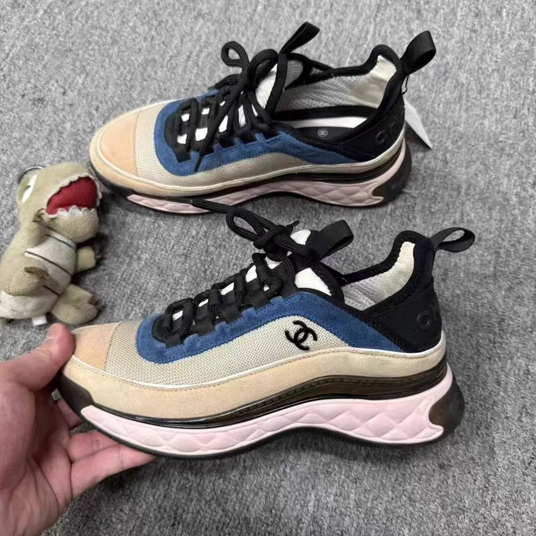 Chanel Chanel Double C Air Sneakers 98 New 36.5 EU Size US 6 / IT 36 - 2 Thumbnail