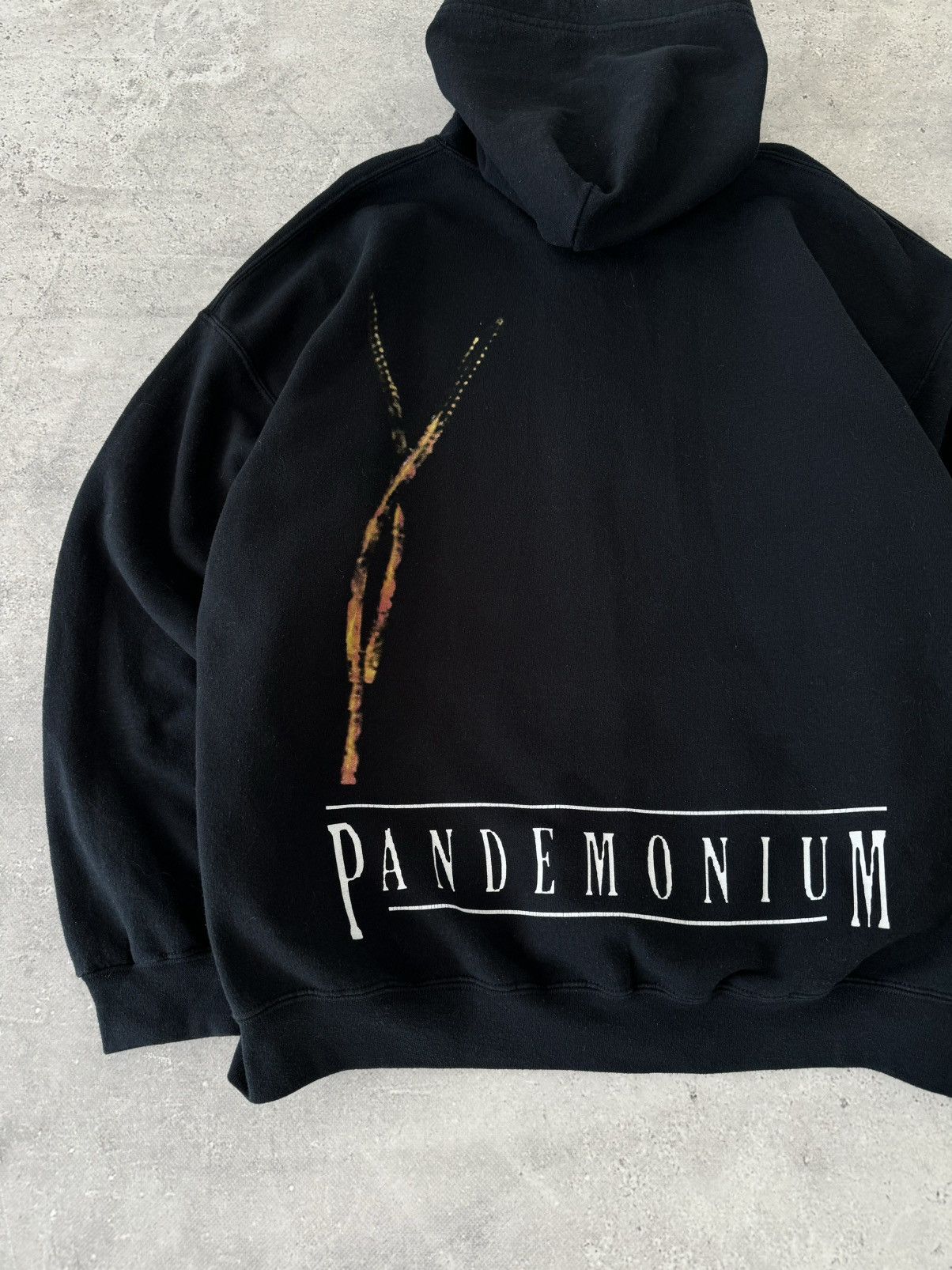 Band Tees × Vintage Vintage 00s SIC ‘Pandemonium’ Thrash Metal Band Hoodie Size US XL / EU 56 / 4 - 2 Thumbnail