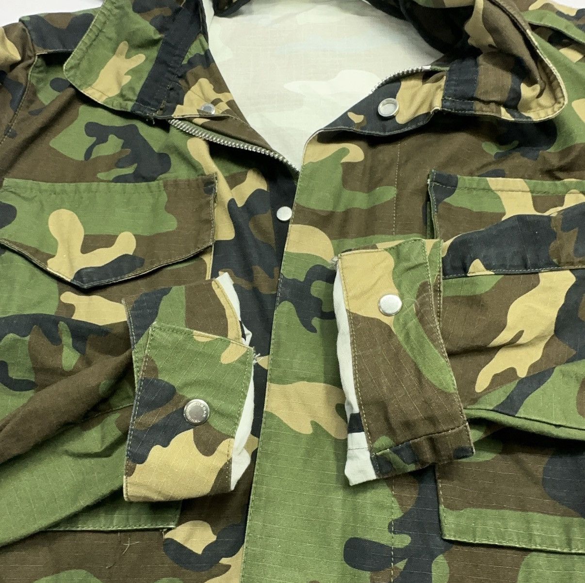Off-White Off-White camouflage field jacket Size US S / EU 44-46 / 1 - 7 Thumbnail