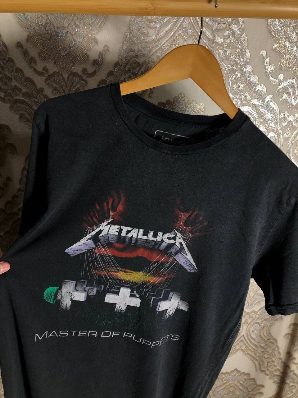 Band Tees VINTAGE METALLICA WORLD TOUR ROCK T-SHIRT METAL RETRO 90s Size US L / EU 52-54 / 3 - 2 Thumbnail
