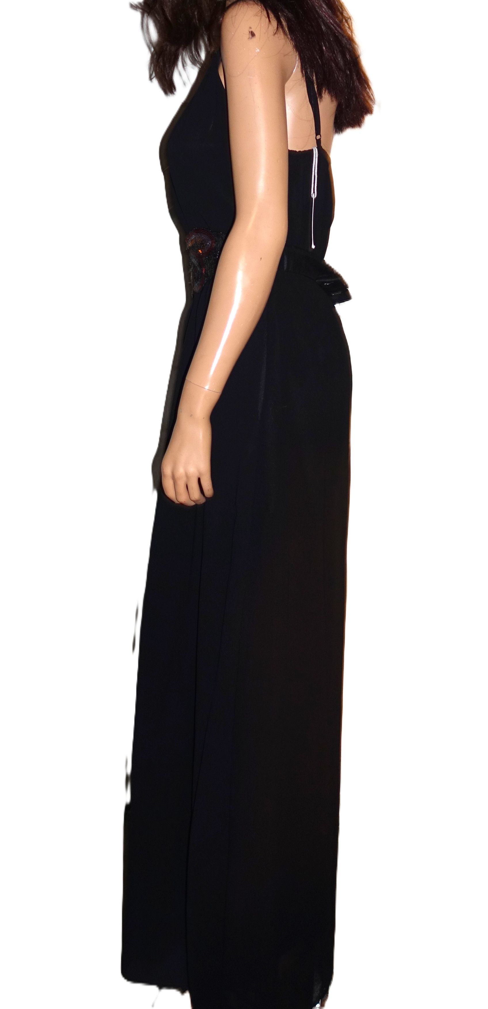 Other Dress Day Black Wide Leg Jumpsuit S NWT Size 32" / US 10 / IT 46 - 5 Thumbnail