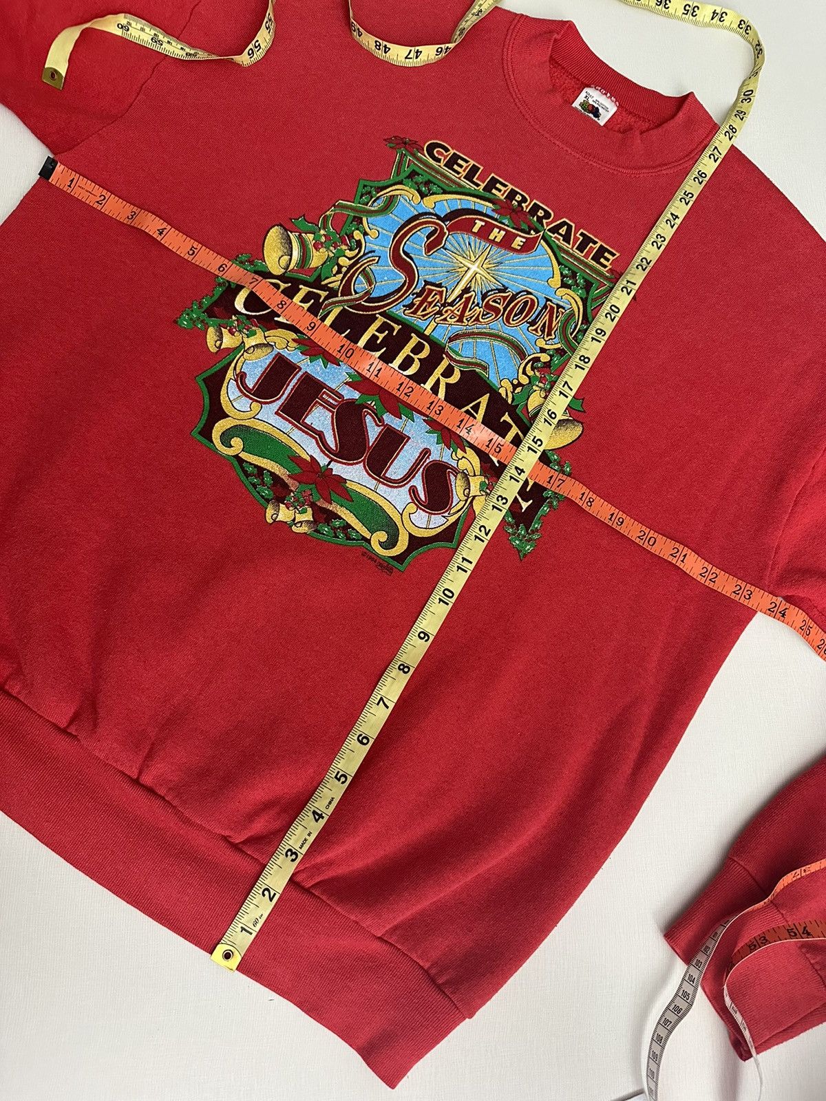 Vintage Vintage 1994 Christmas Szn Celebrate Jesus Crewneck XL Size US XL / EU 56 / 4 - 6 Thumbnail