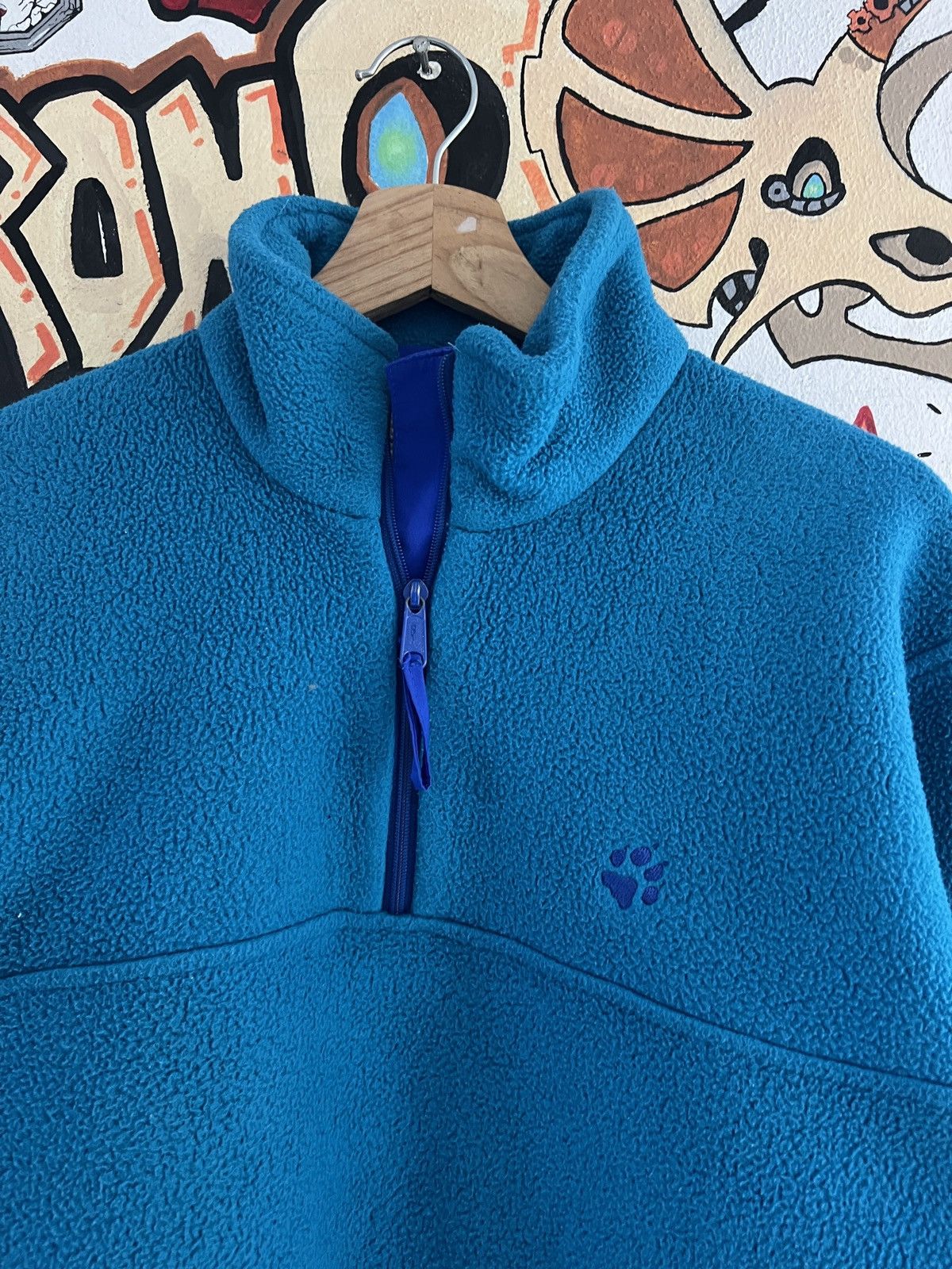 Jack Wolfskin 90s Jack Wolfskin Vintage 1/4 Zip Up Fleece Size US M / EU 48-50 / 2 - 2 Thumbnail