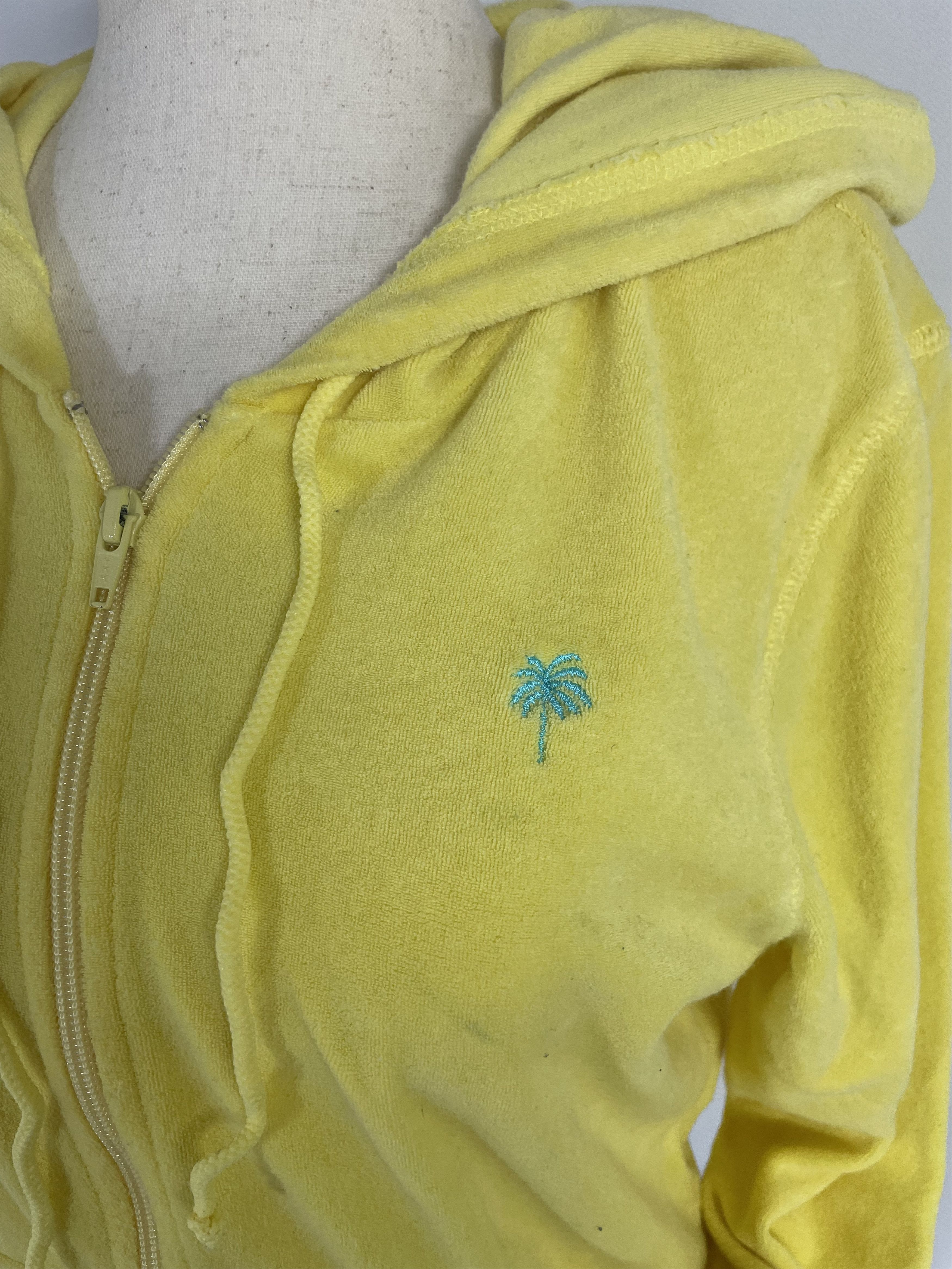 Lilly Pulitzer Lilly Pulitzer Size PM Yellow Terrycloth Jacket Zip Up Size M / US 6-8 / IT 42-44 - 2 Thumbnail