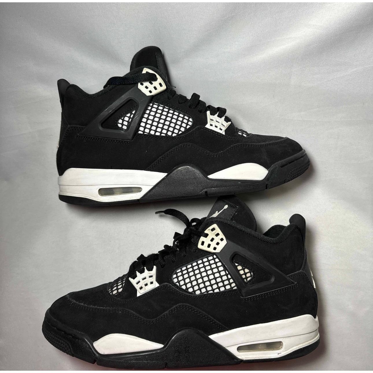 Jordan Brand × Nike Size 8.5 - Nike Air Jordan 4 Retro White Thunder Men's Shoes Size US 8.5 / EU 41-42 - 2 Thumbnail