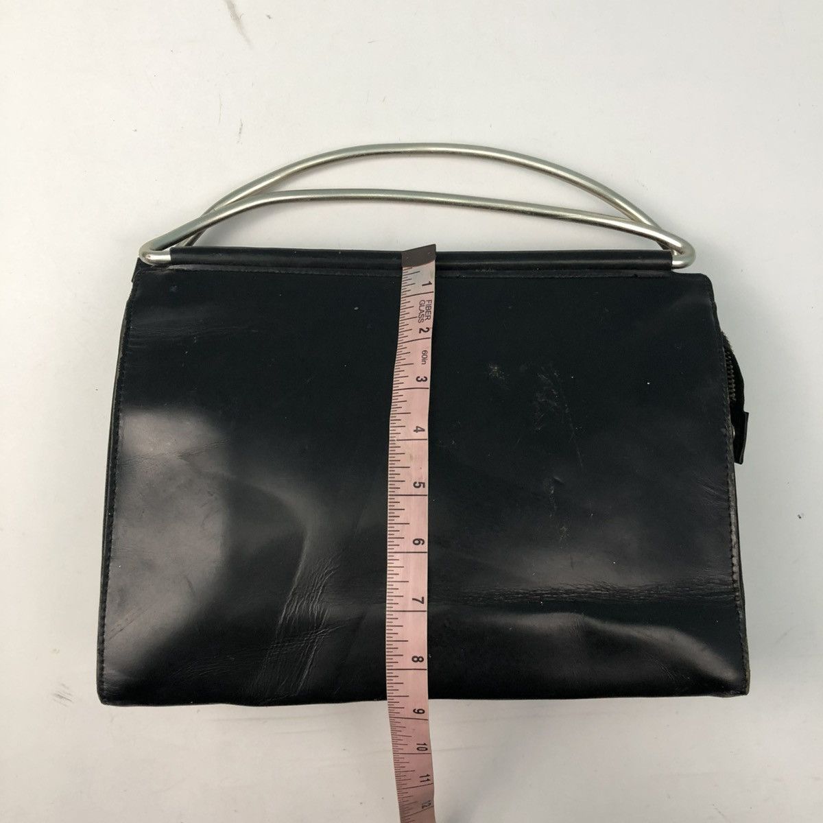 Yohji Yamamoto ‼️YES‼️ RARE Y’SACCS METAL HANDLE CARRY LEATHER BAG Size ONE SIZE - 13 Thumbnail