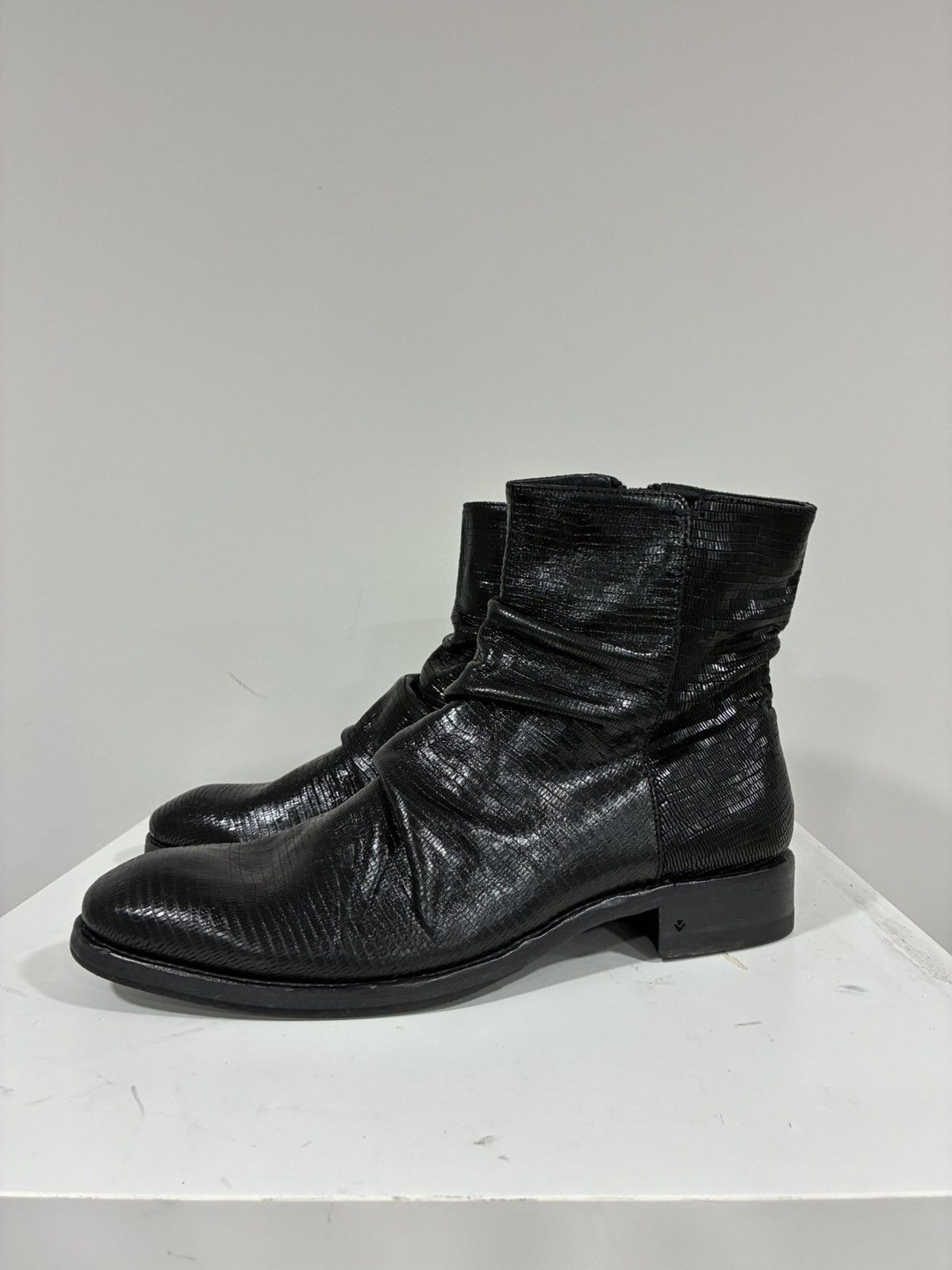 John Varvatos Morrison Eel skin sharpei boot 8.5 Size US 8.5 / EU 41-42 - 10 Thumbnail