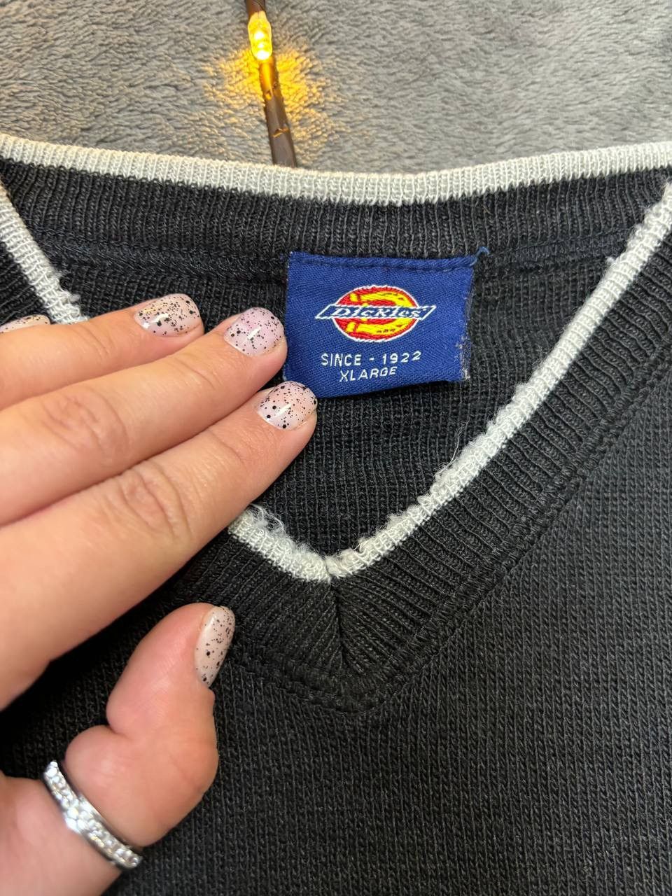 Dickies × Vintage Vintage Y2K DICKIES GRAPHITE RIBBED KNIT SWEATER Size US XL / EU 56 / 4 - 7 Thumbnail
