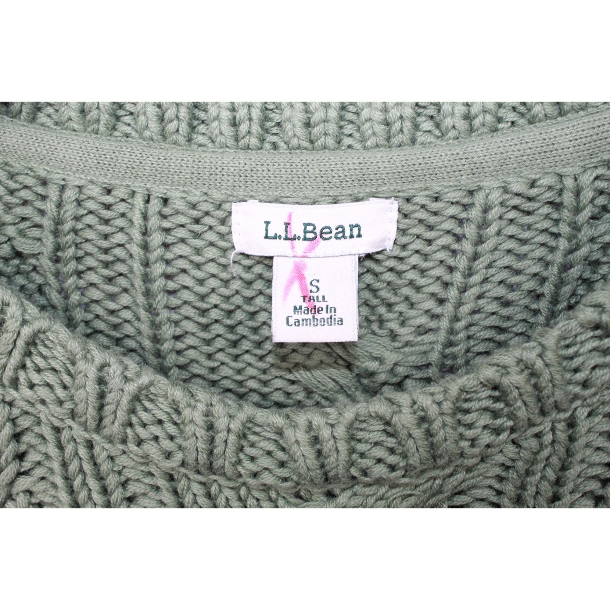 L.L. Bean LL Bean Women's Double L Cable Sweater Crewneck Size S / US 4 / IT 40 - 7 Thumbnail