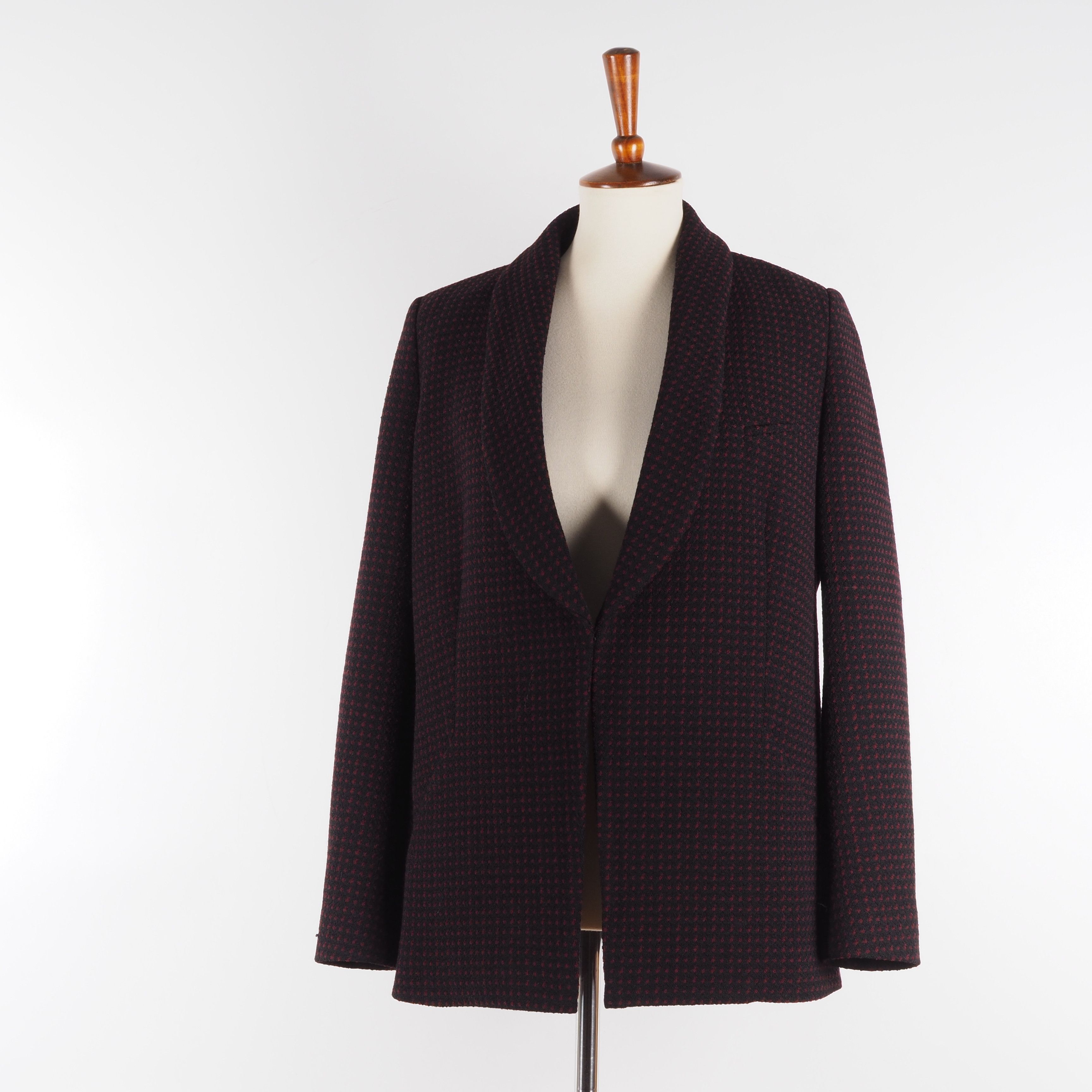 ba&sh Ba&sh Women's Black Red Open Lady Jacket Blazer Size L / US 10 / IT 46 - 4 Thumbnail