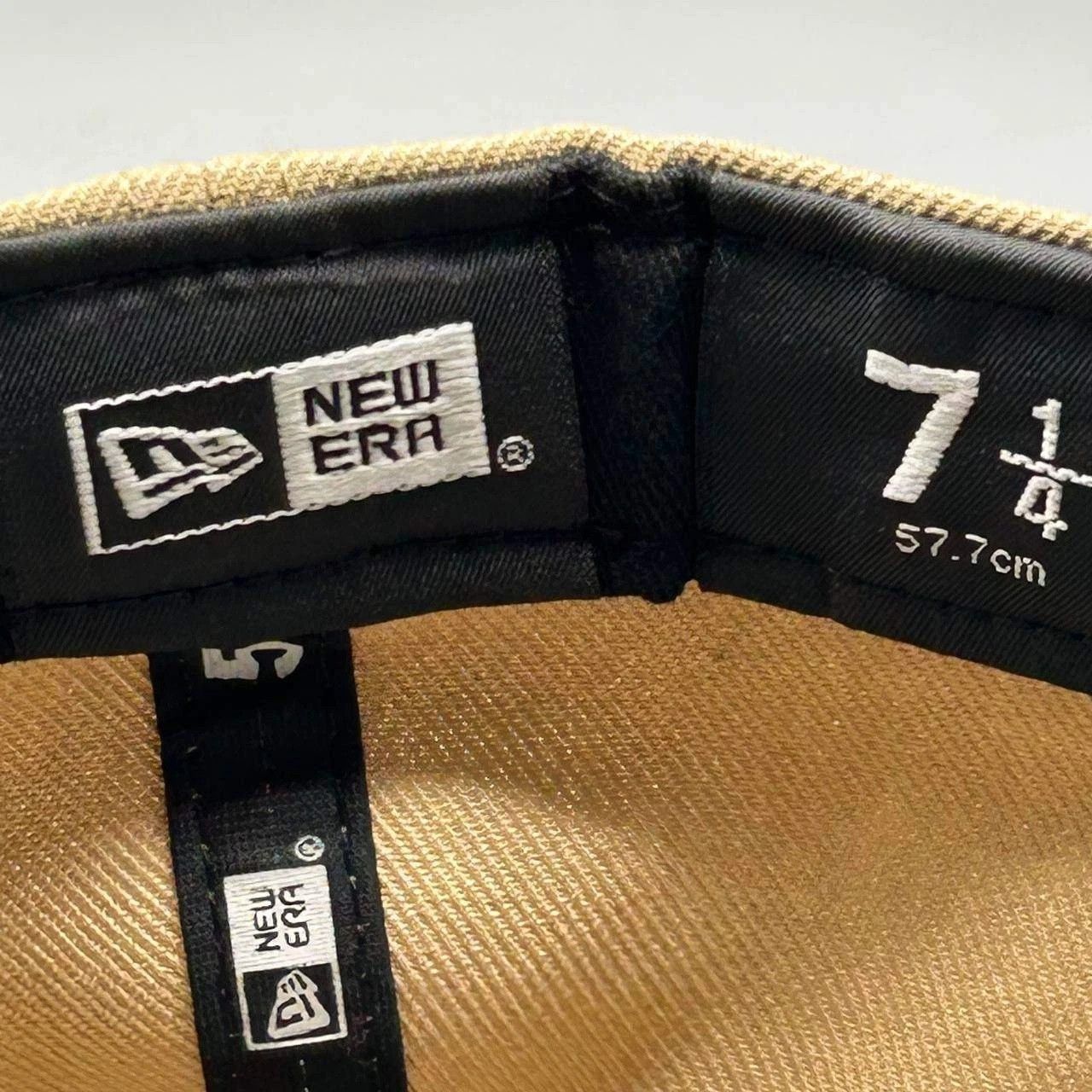 New Era Hartford Whalers Hat Men 7 1/4 Brown Blue NHL Fitted Cap New Size ONE SIZE - 9 Thumbnail