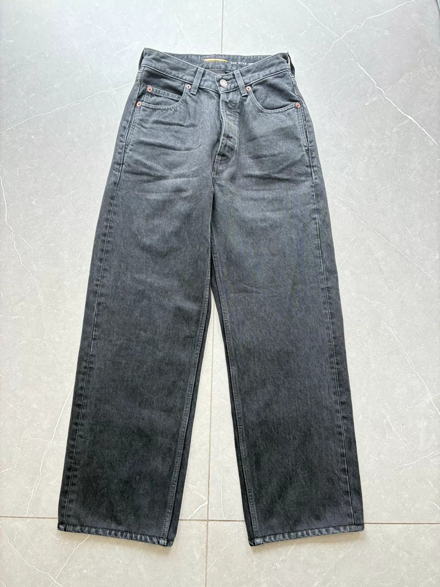 Saint Laurent Paris SL Black Straight Jeans 26 Size 26" / US 2 / IT 38 - 2 Thumbnail