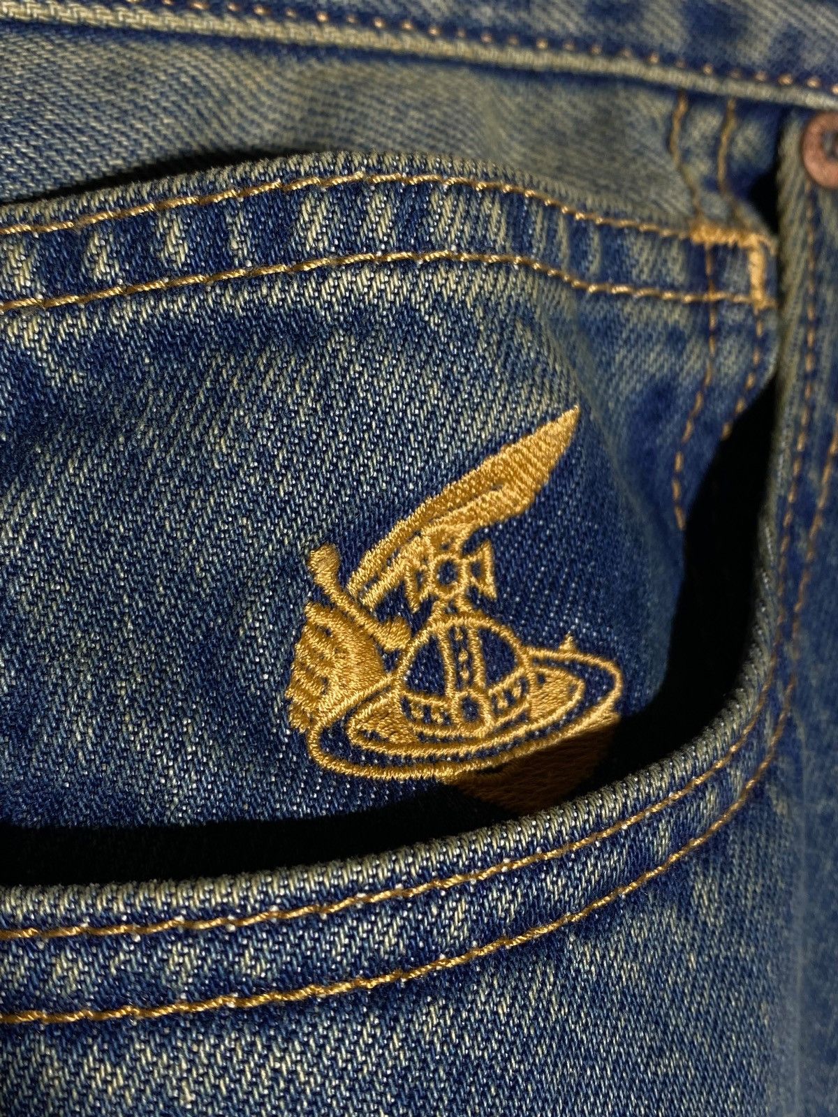 Vivienne Westwood Rare Vivienne Westwood Big Pocket Logo Jeans Size US 36 / EU 52 - 21 Thumbnail