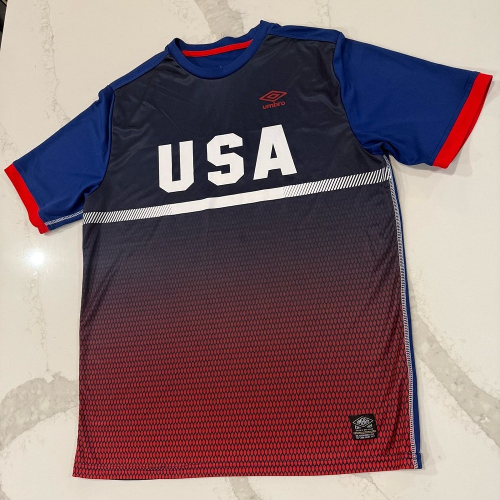 Umbro Umbro Team USA Soccer Jersey Men’s Size Medium World Cup Size US M / EU 48-50 / 2 - 2 Thumbnail