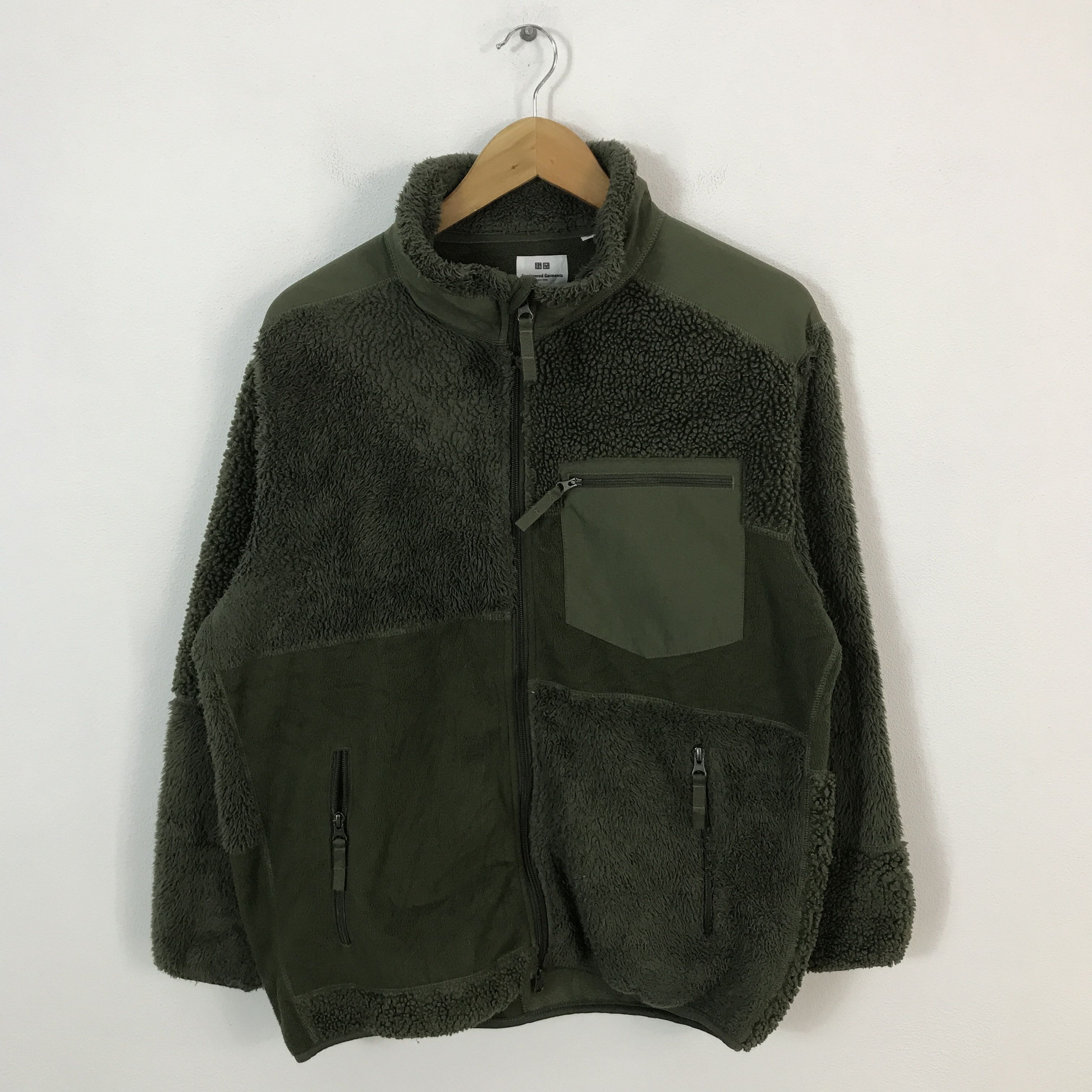 Engineered Garments x uniqlo fleece sherpa jacket