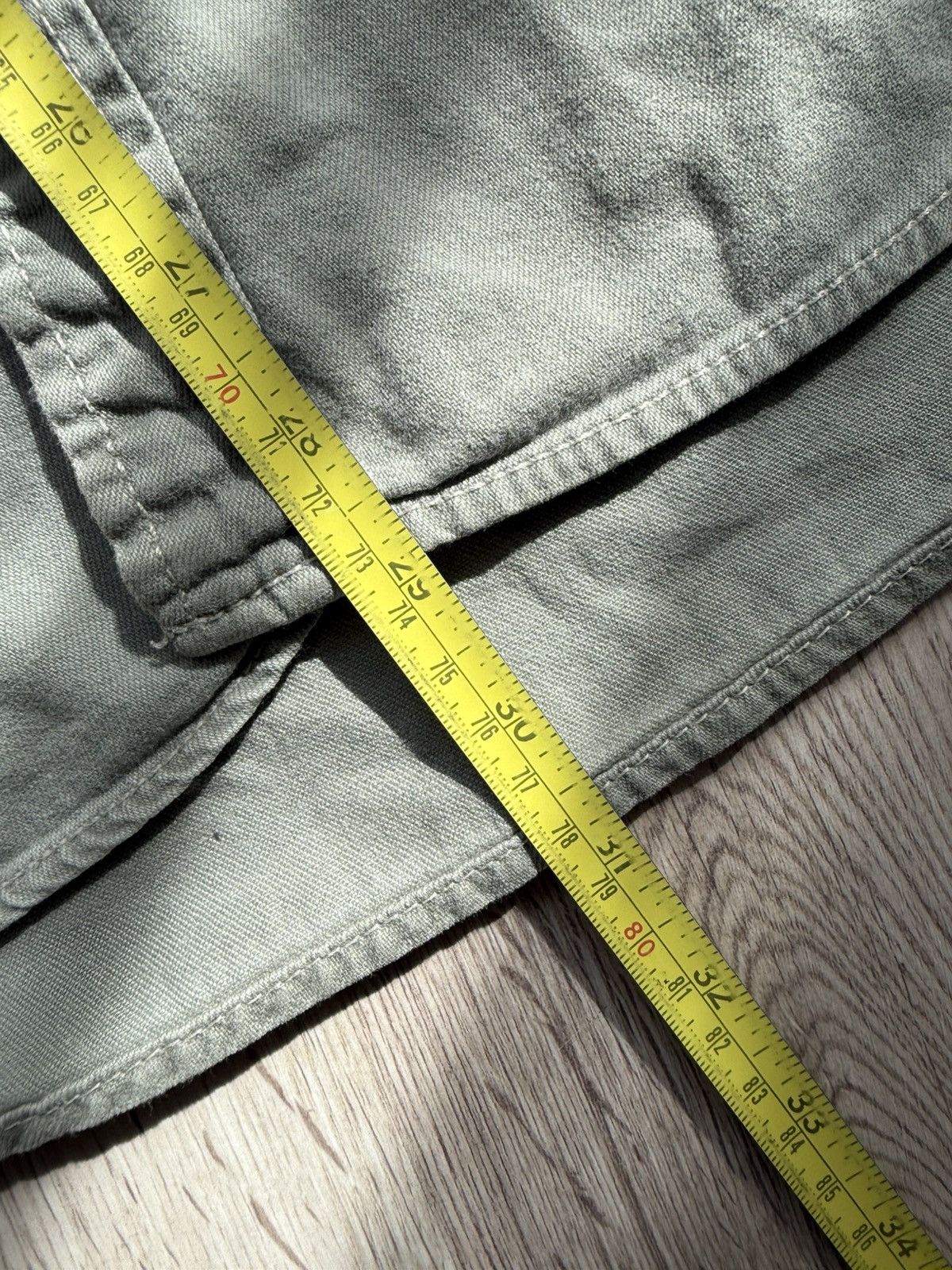 Levi's Vintage 90s Levi’s Western Shirt Green Khaki Red Tab Size M Size US M / EU 48-50 / 2 - 15 Thumbnail