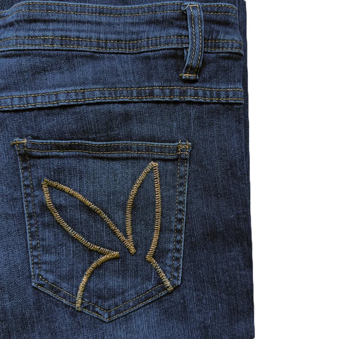 Playboy Upcycled “DRAGON POWER” Timberland Jeans Size 32" / US 10 / IT 46 - 6 Thumbnail