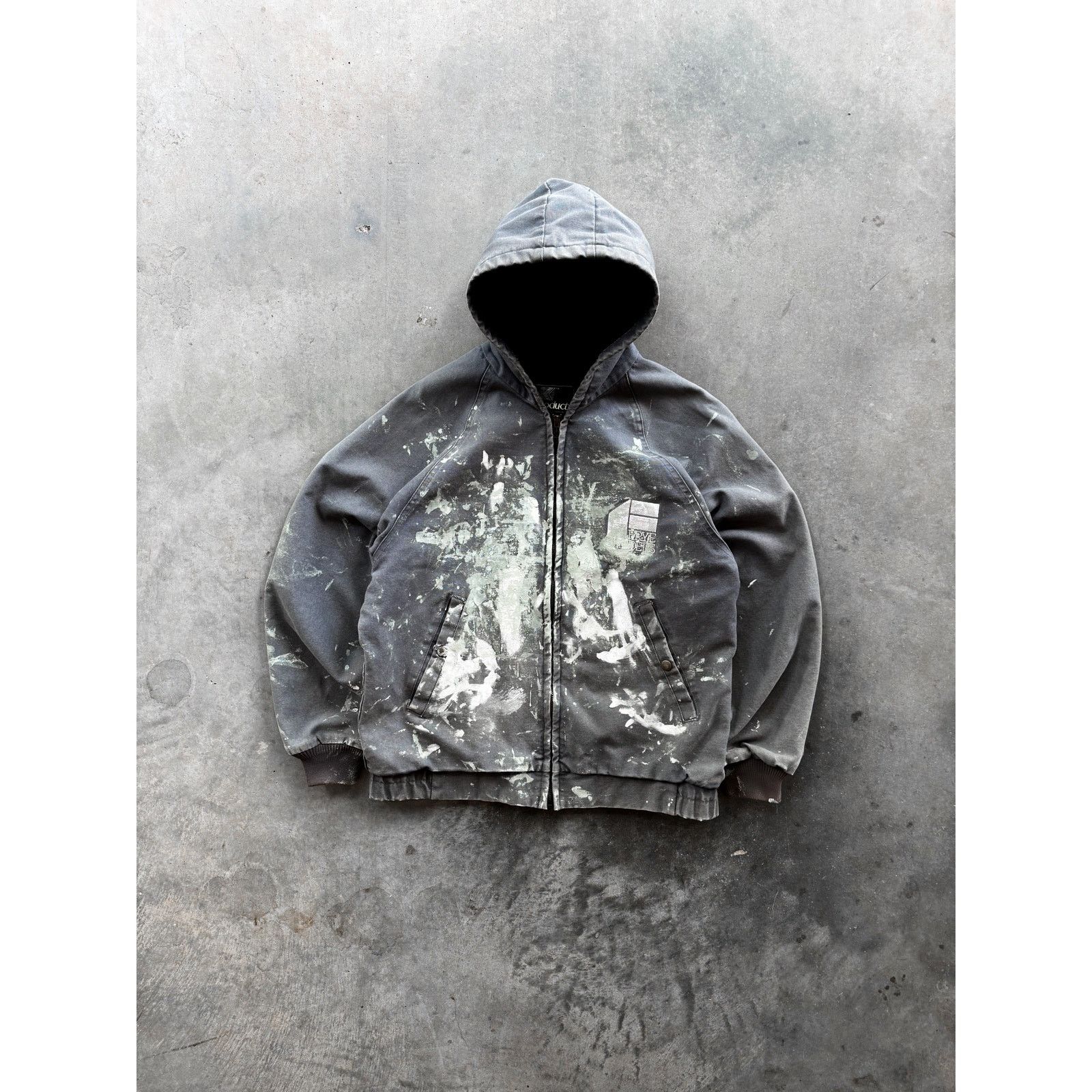 Vintage 1990s Painted/Distressed Carhartt Style Work Jacket Size L Size US L / EU 52-54 / 3 - 1 Thumbnail