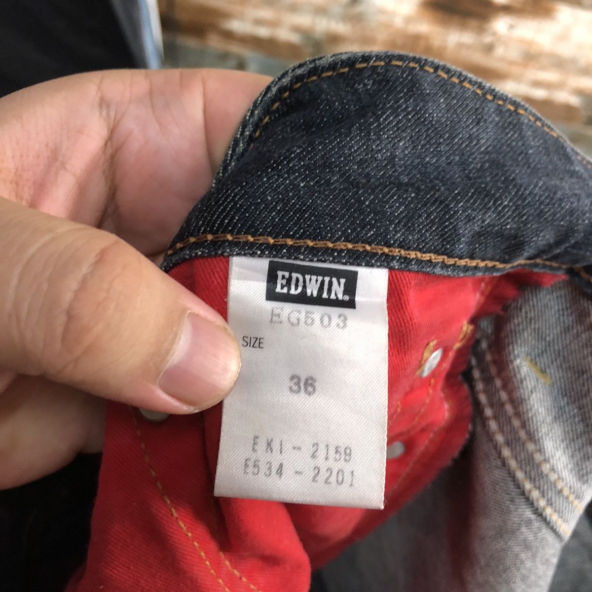 Edwin DL Edwin Blue Trip 503 Black Denim Pants #C187 Size US 36 / EU 52 - 19 Thumbnail