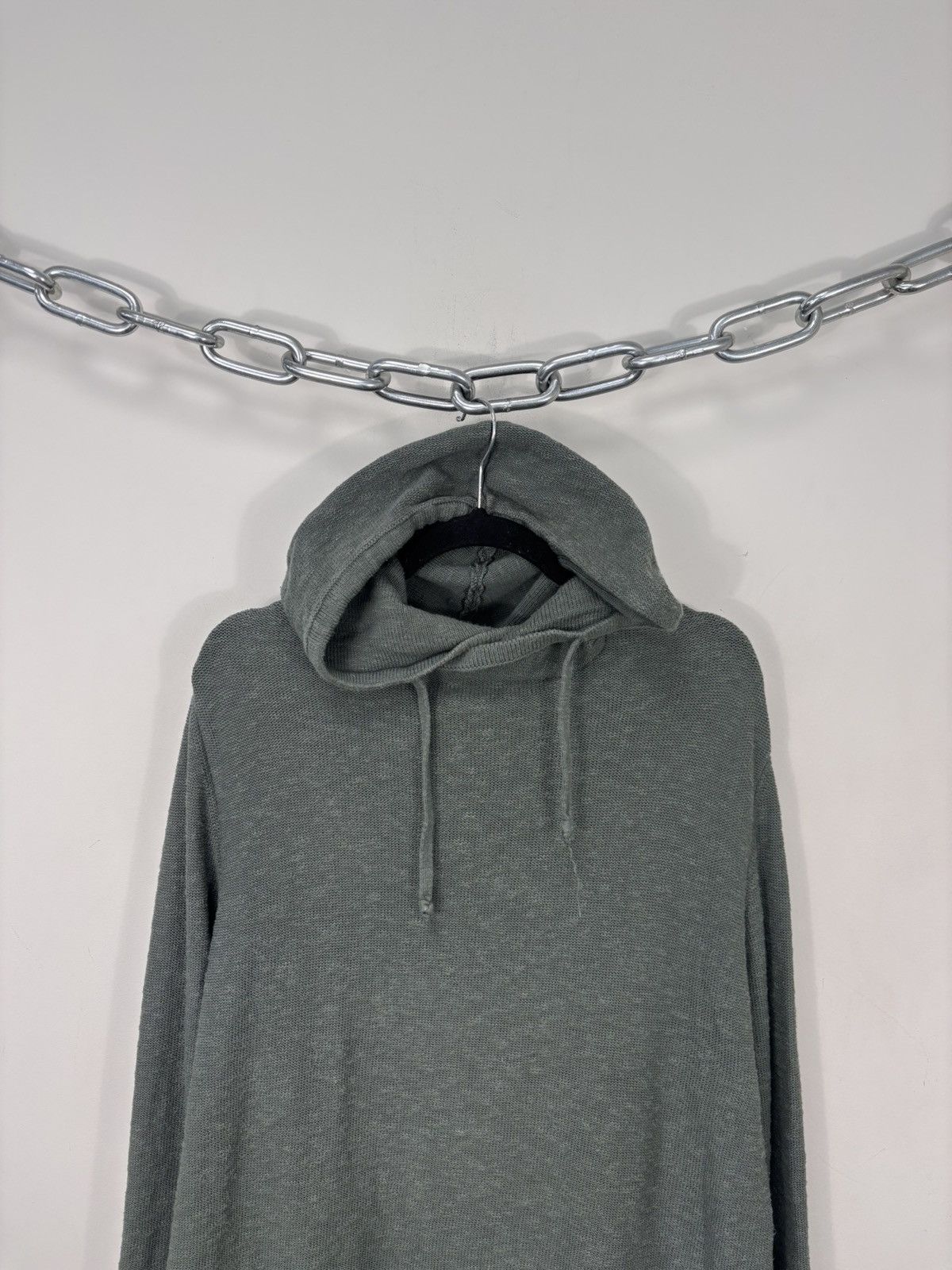 Other Phil Petter Men’s Sage Green Wool Blend Knit Hoodie Size US L / EU 52-54 / 3 - 2 Thumbnail