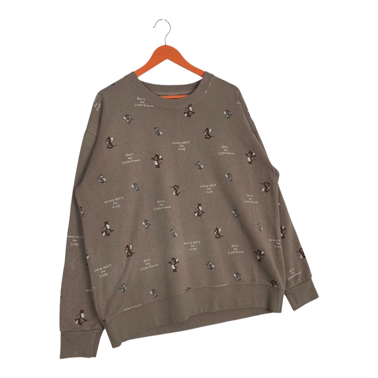 Cartoon Network Authentic Japan ! Tom And Jerry Overprint Sweatshirt Size M / US 6-8 / IT 42-44 - 3 Thumbnail