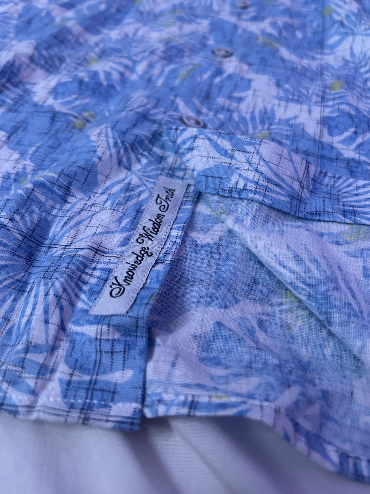 Robert Graham Robert Graham Linen Blend Short Sleeve Shirt Size US S / EU 44-46 / 1 - 4 Thumbnail