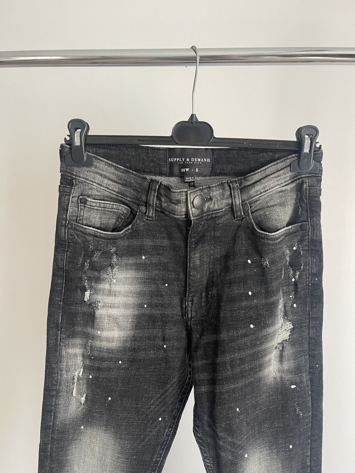 Supply & Demand Supply & Demand NYC Distressed Paint Splatter Jeans W30 Size US 30 / EU 46 - 9 Thumbnail