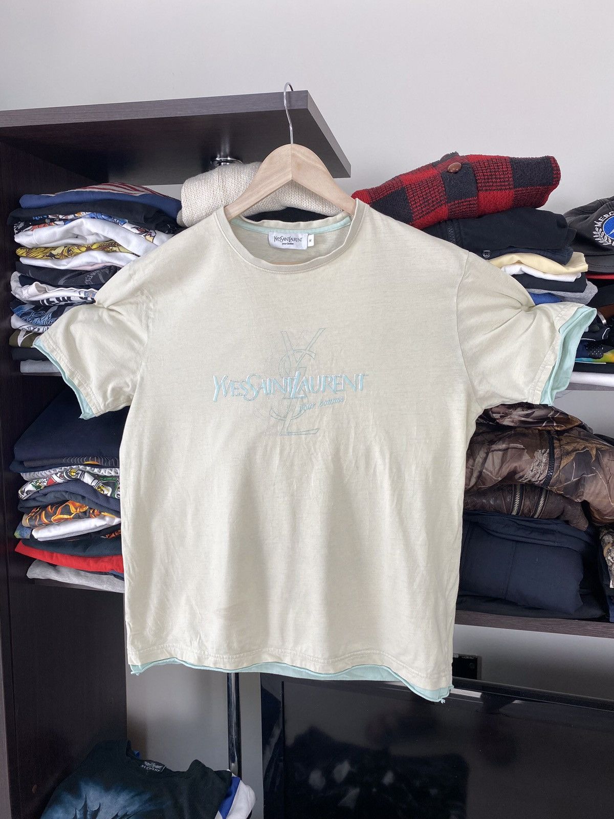 Vintage ysl t shirt sales